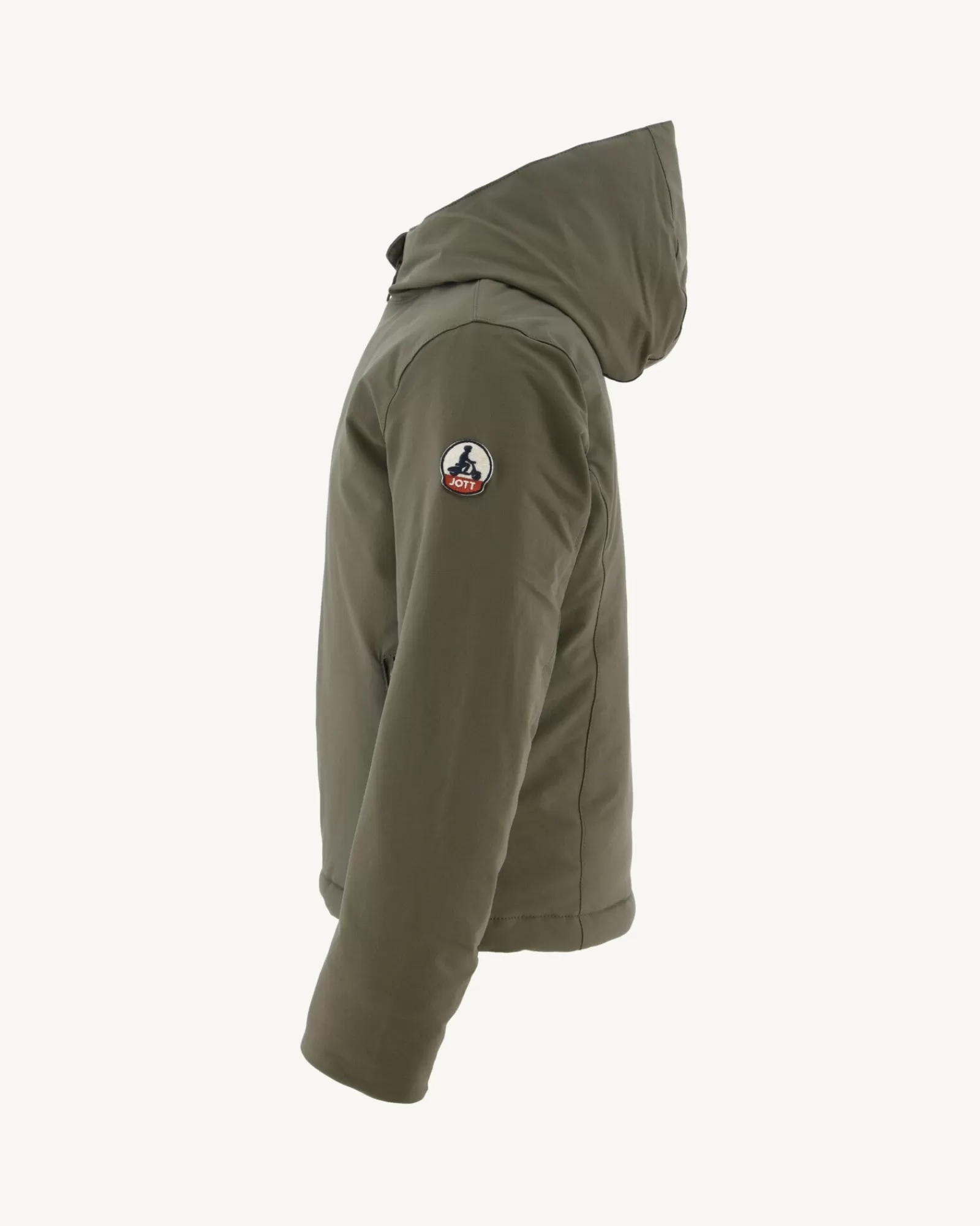 Shop JOTT Doudoune A Capuche Enfant Army Ghiaccio 255 Army