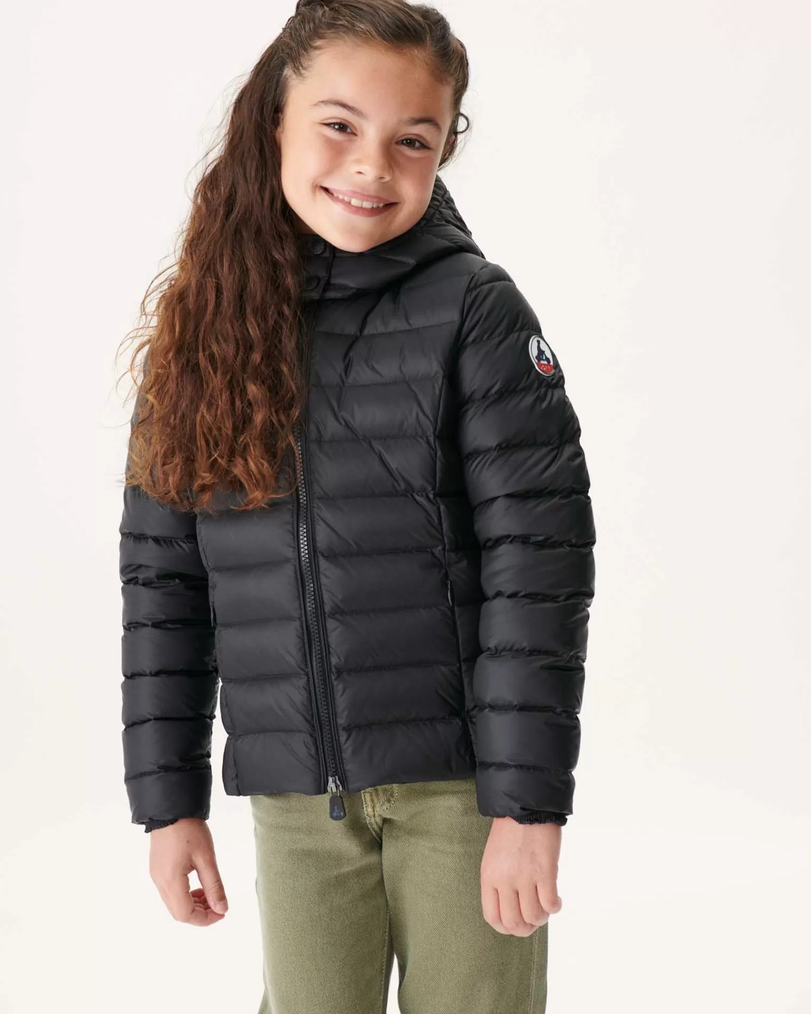 Best JOTT Doudoune A Capuche Enfant Grand Froid Noir Opale 999 Black