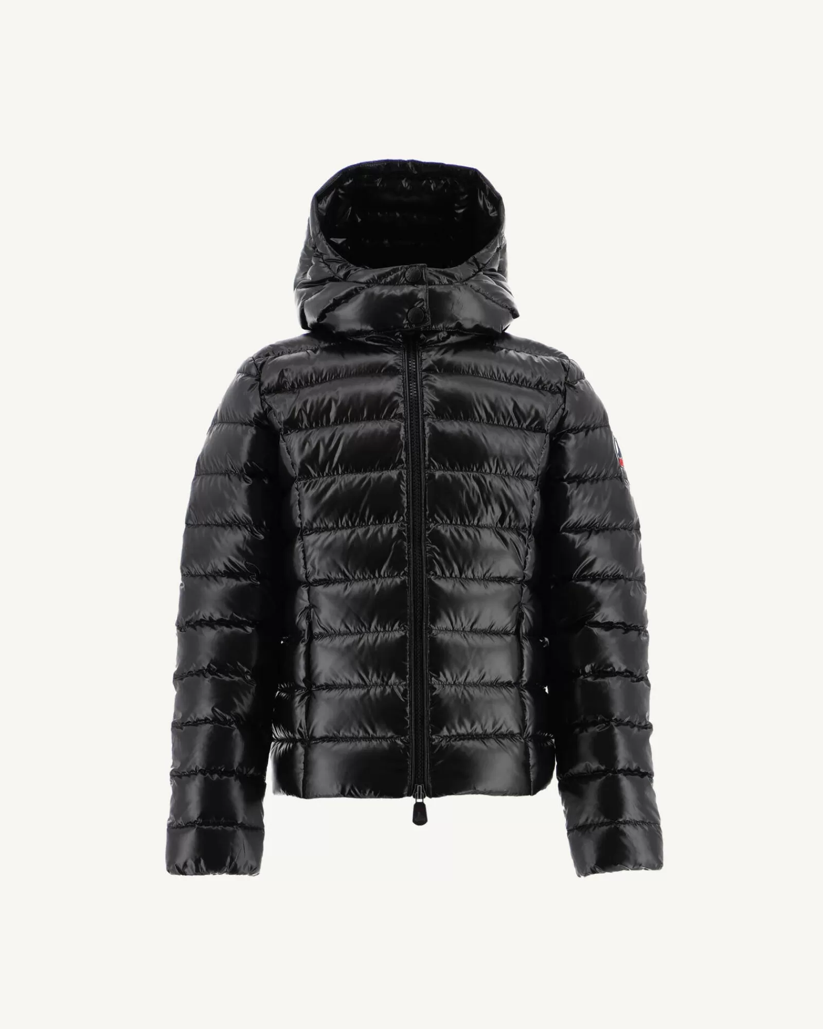 Cheap JOTT Doudoune Laquee A Capuche Enfant Grand Froid Noir Opale 999 Black