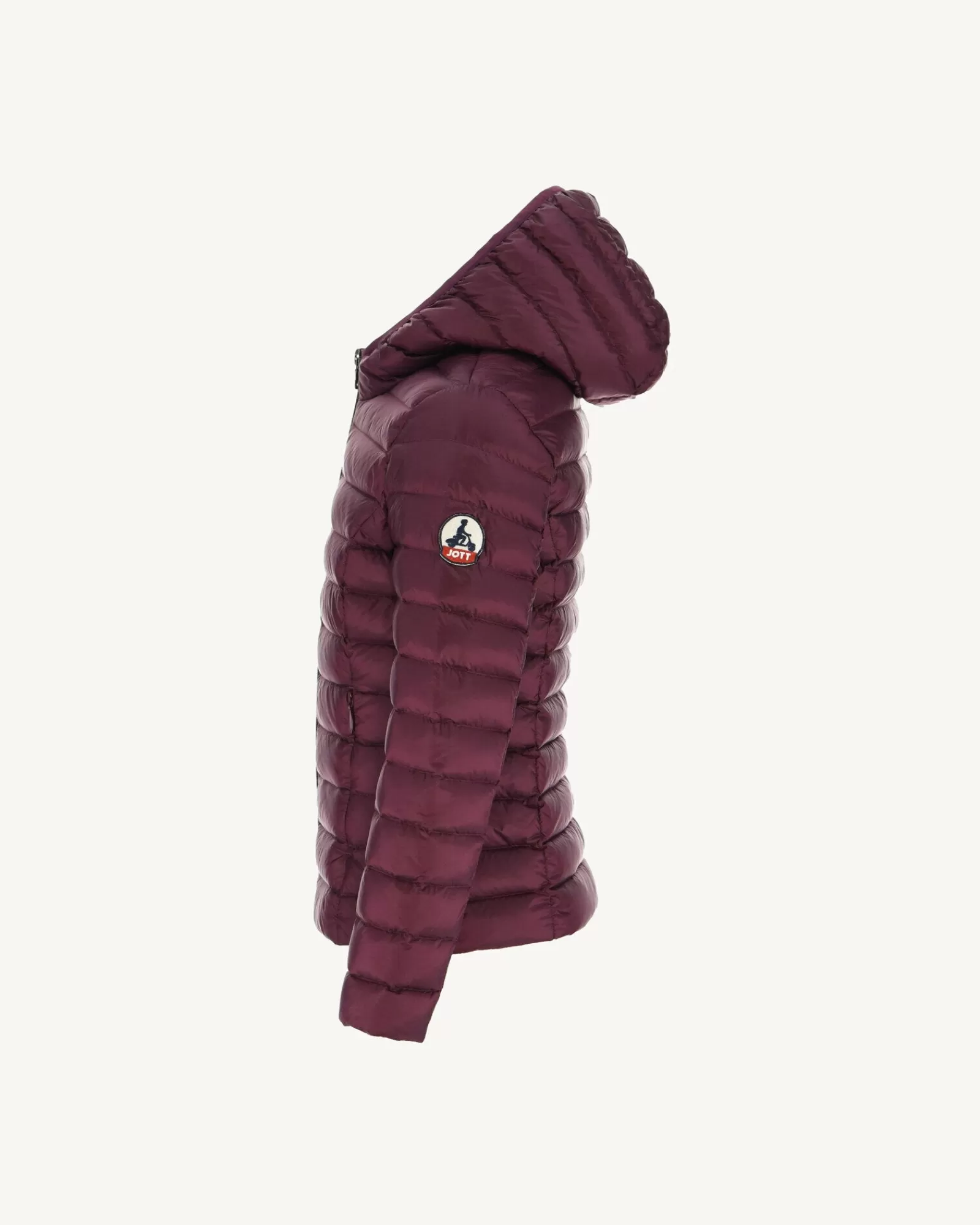 Cheap JOTT Doudoune Legere A Capuche Enfant Aubergine Carla 461 Aubergine