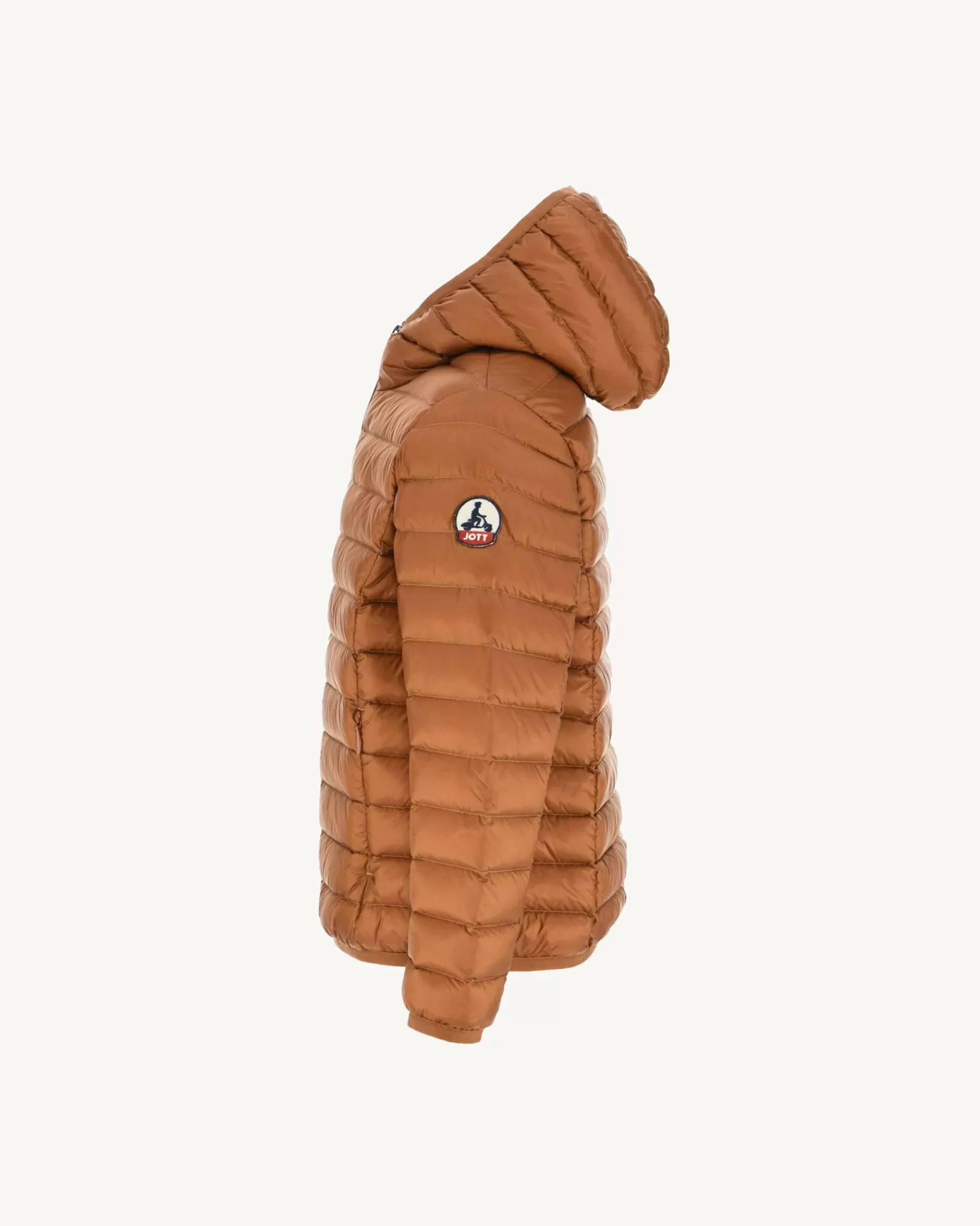 Flash Sale JOTT Doudoune Legere A Capuche Enfant Caramel Hugo 811 Caramel