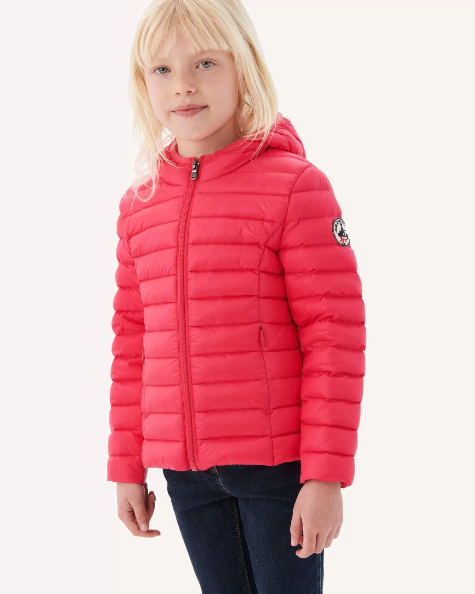 Flash Sale JOTT Doudoune Legere A Capuche Enfant Fushia Carla 408 Fushia