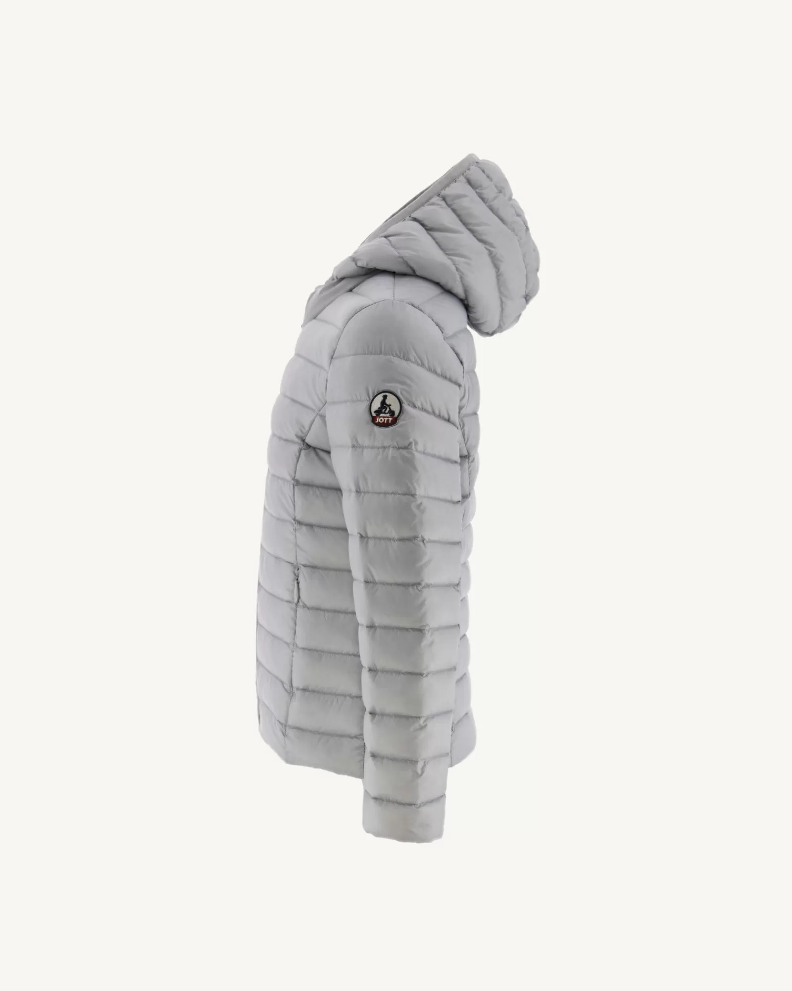 Cheap JOTT Doudoune Legere A Capuche Enfant Gris Clair Carla 532 Soft Grey