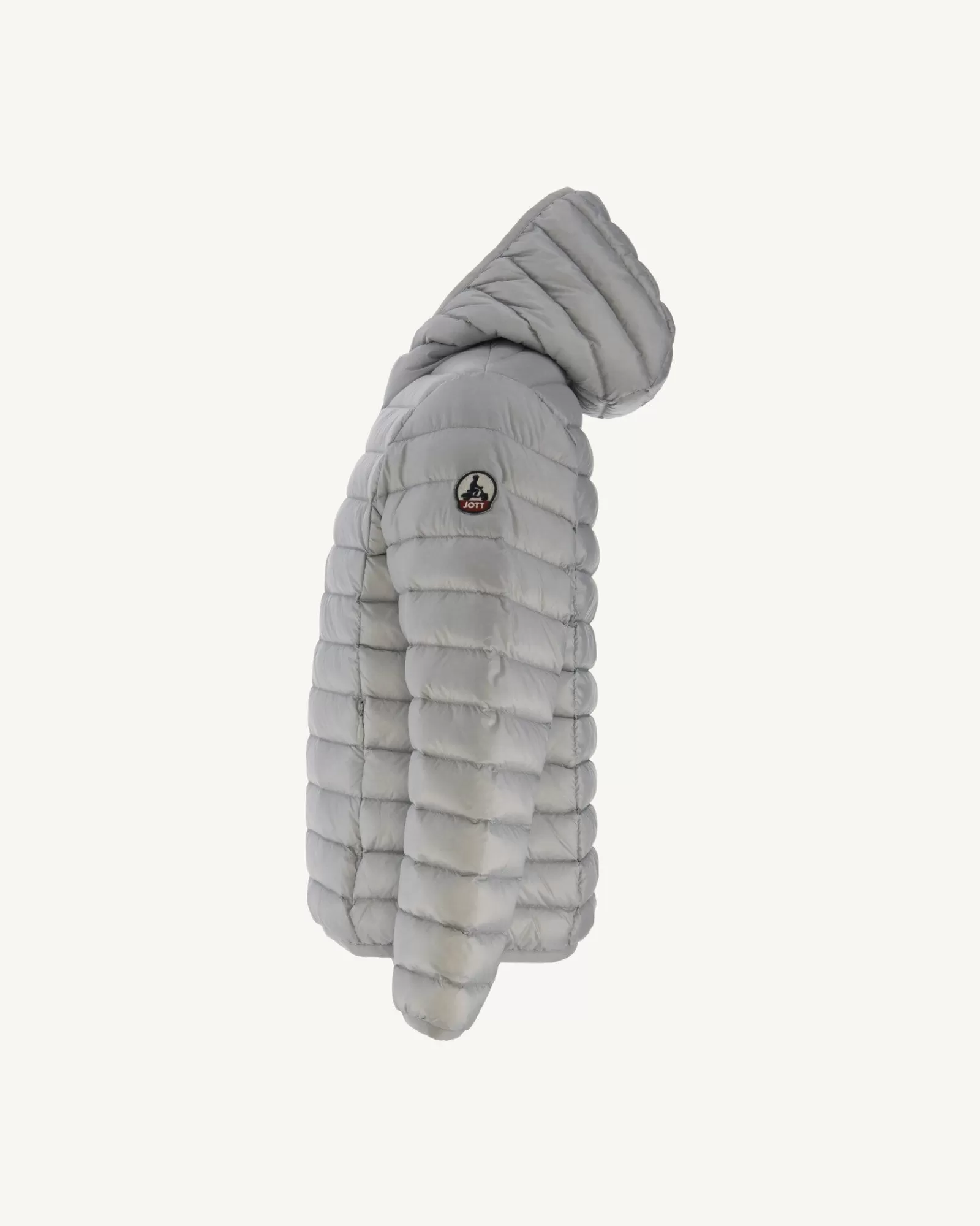 Sale JOTT Doudoune Legere A Capuche Enfant Gris Clair Hugo 532 Soft Grey