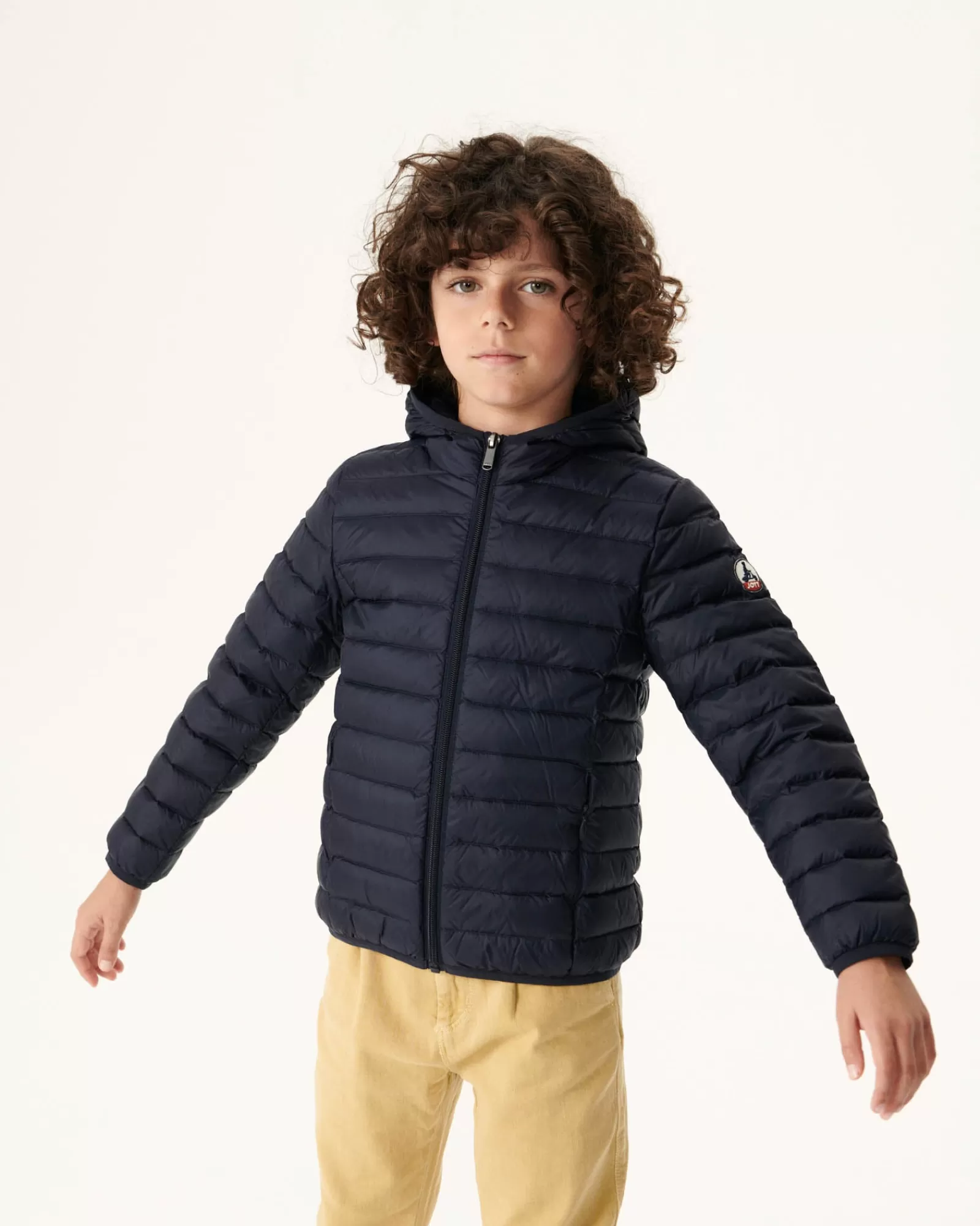 Fashion JOTT Doudoune Legere A Capuche Enfant Marine Hugo 104 Marine