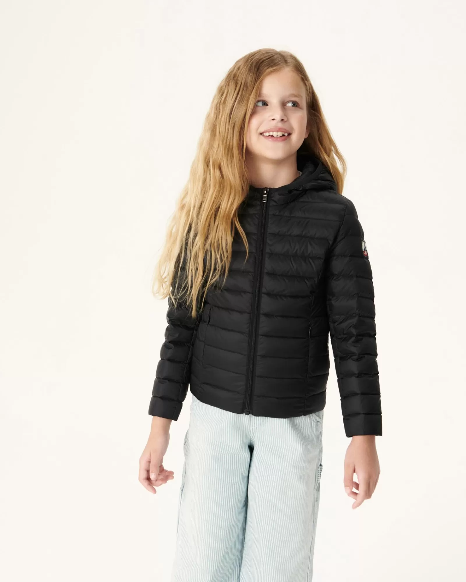 Shop JOTT Doudoune Legere A Capuche Enfant Noir Carla 999 Noir