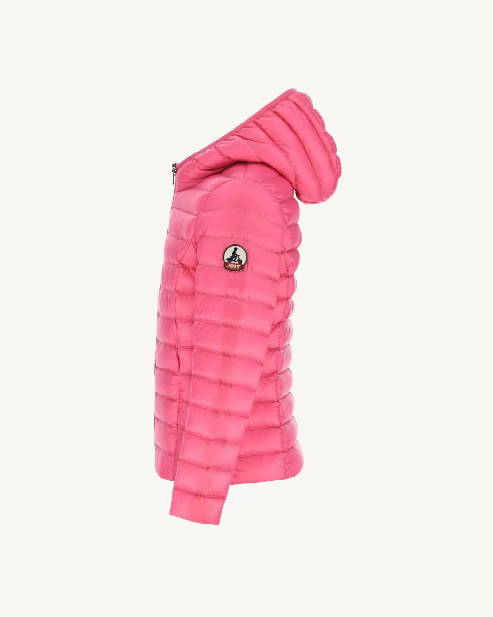 Best JOTT Doudoune Legere A Capuche Enfant Rose Carla 453 Rose