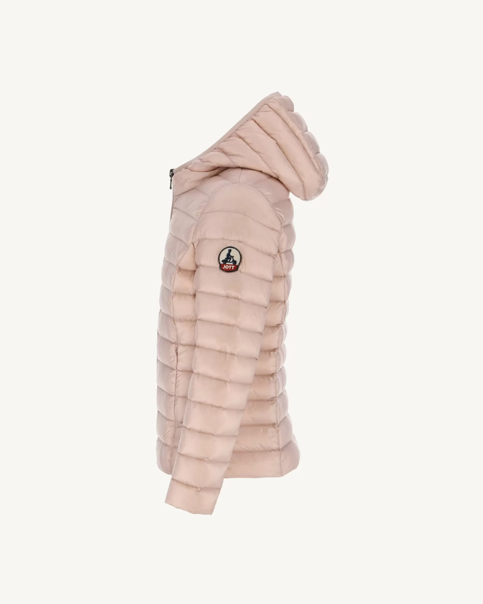 Store JOTT Doudoune Legere A Capuche Enfant Rose Pale Carla 471 Rose Pale