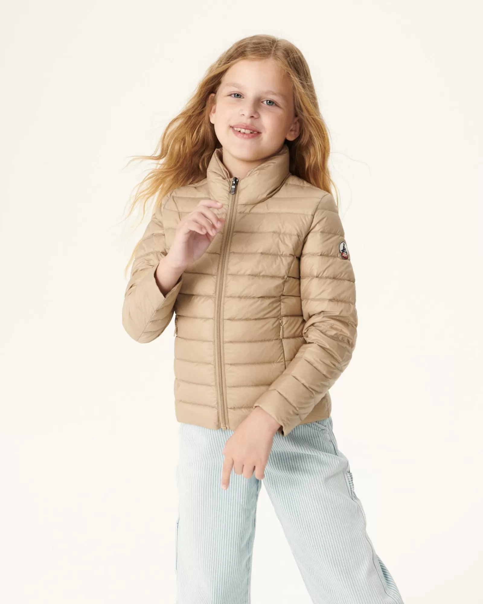 New JOTT Doudoune Legere Enfant Beige Lou 804 Beige