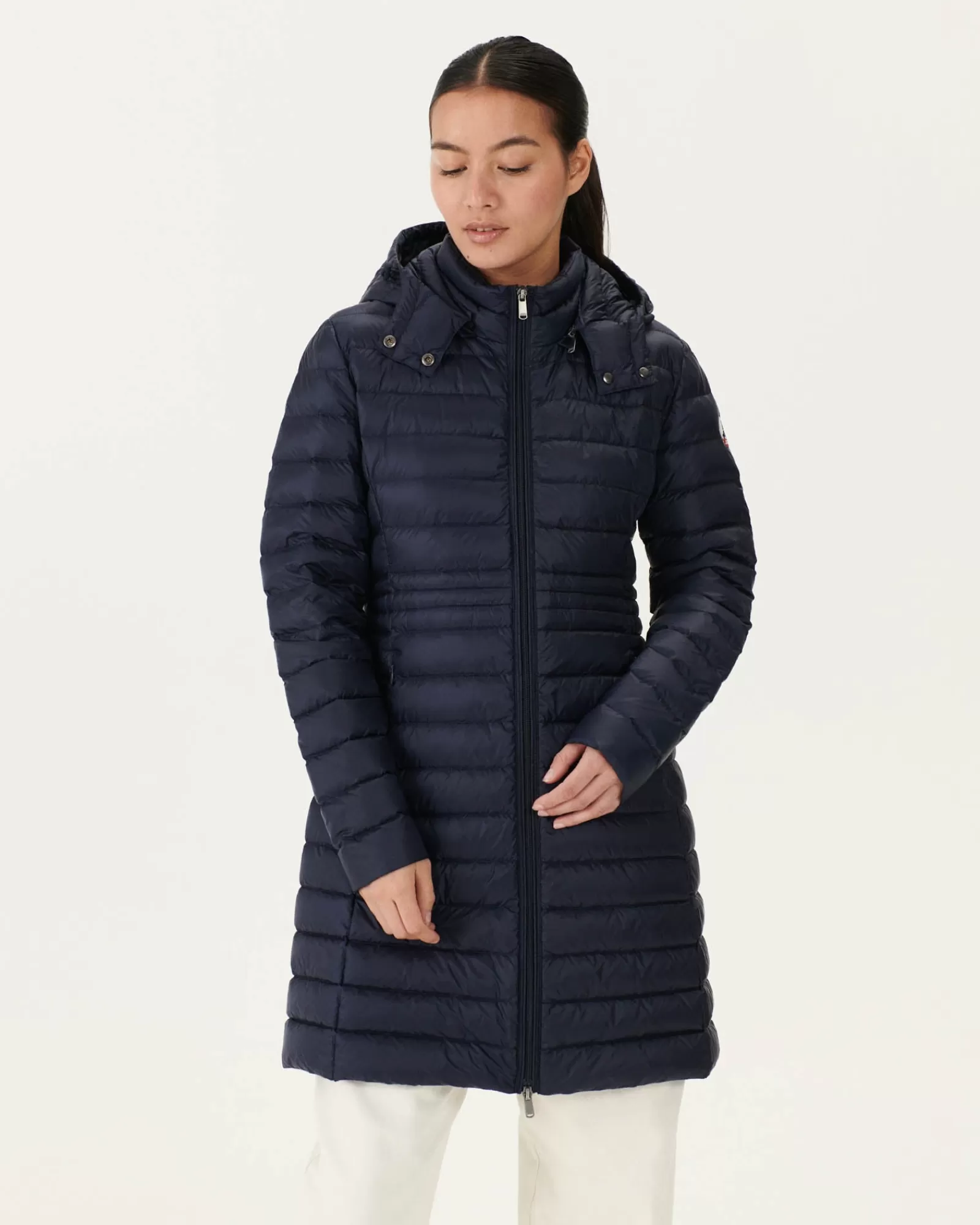 Best Sale JOTT Doudoune Longue A Capuche Marine Vero 104 Navy