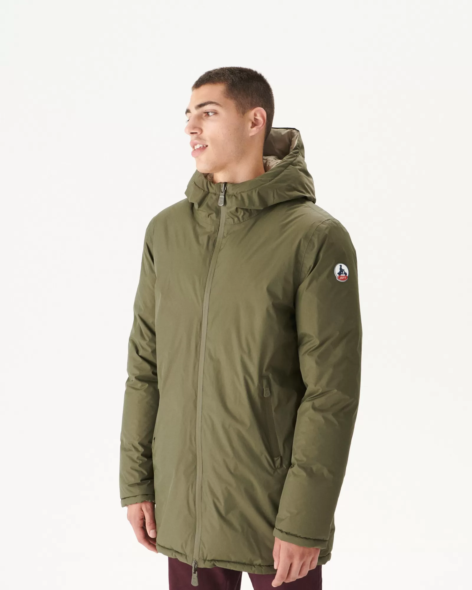 Discount JOTT Doudoune Reversible A Capuche Grand Froid Army/Beige Toronto 852 Army/Beige