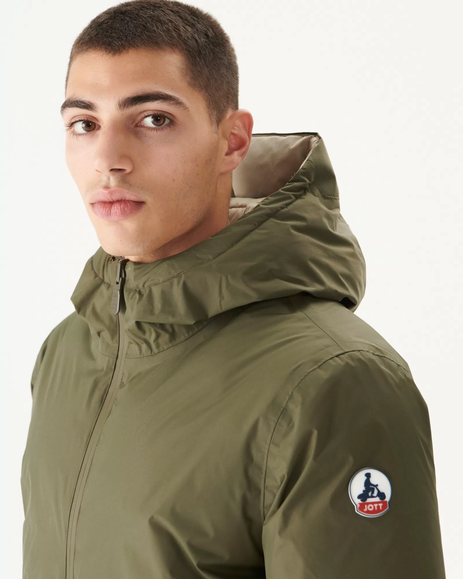 Discount JOTT Doudoune Reversible A Capuche Grand Froid Army/Beige Toronto 852 Army/Beige