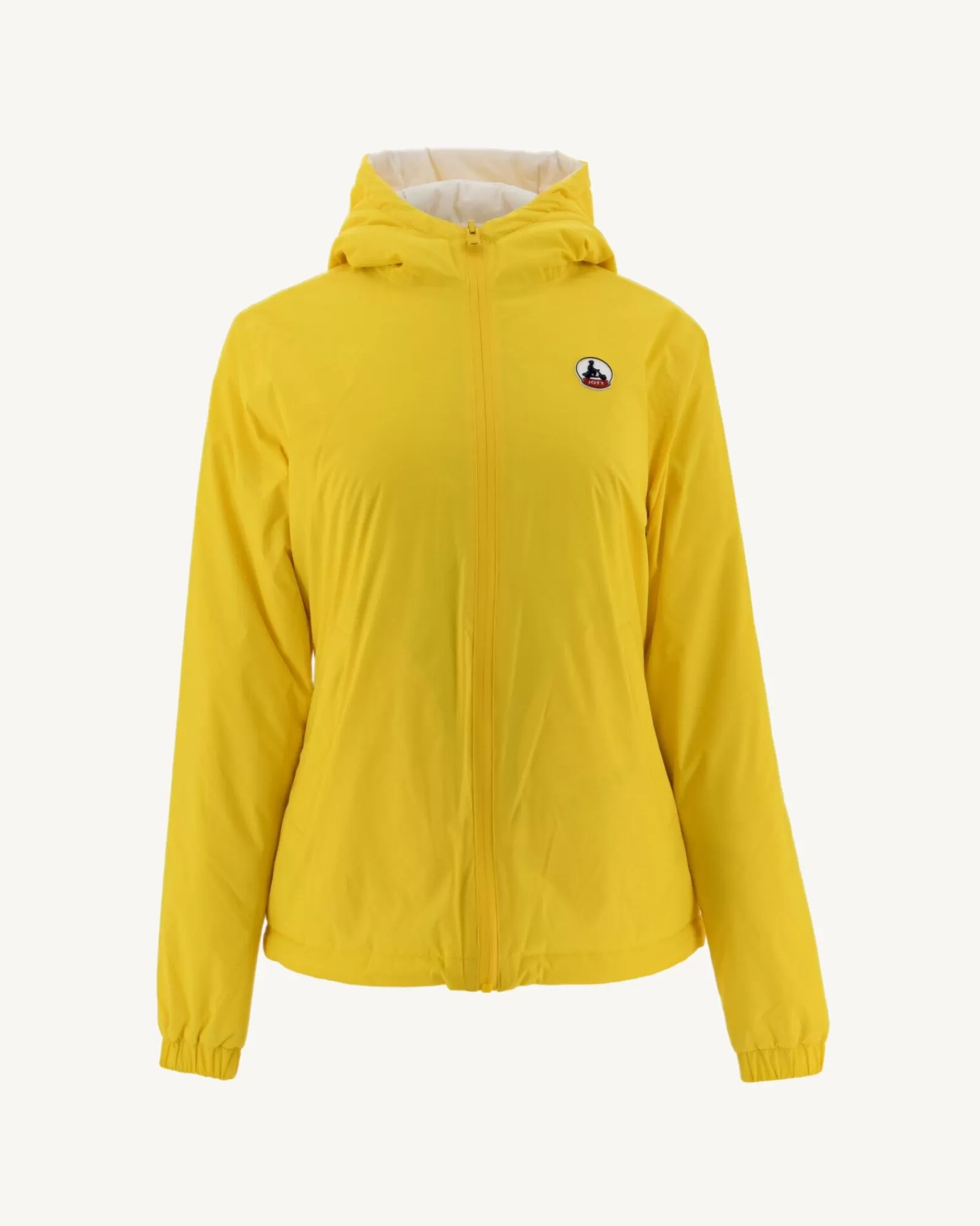 Sale JOTT Doudoune Reversible A Capuche Ultralight Citron/Ecru Kara 6311 Lemon/Off-White