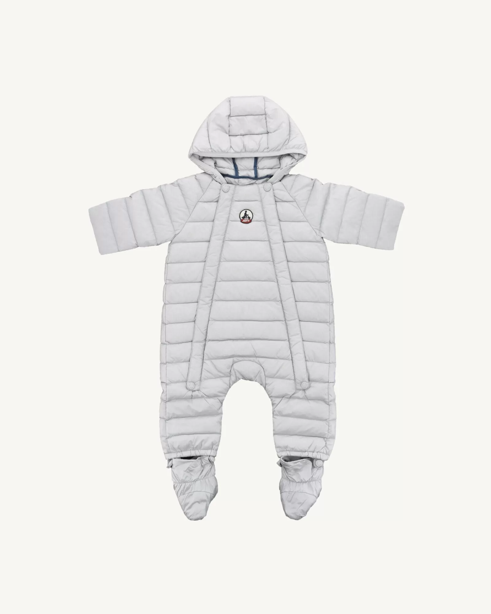 Cheap JOTT Grenouillere Bebe Gris Clair Grenouille 532 Soft Grey