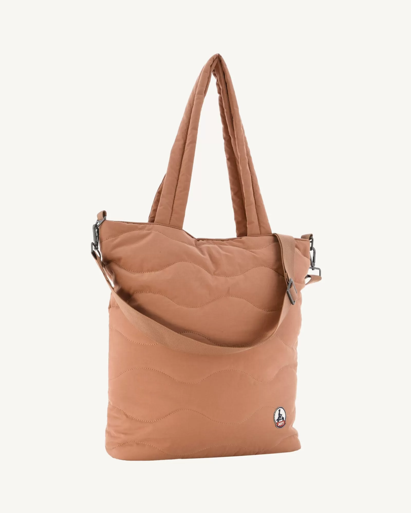 Best Sale JOTT Maxi Tote-Bag En Coton Matelasse Camel Aponi 839 Camel