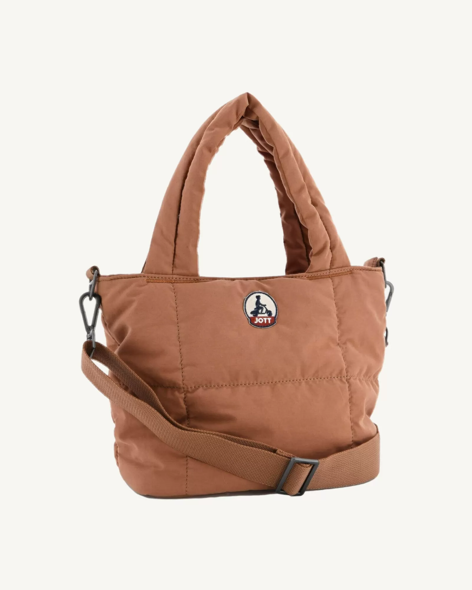 Outlet JOTT Mini Tote-Bag En Coton Gratte Camel Nuna 839 Camel