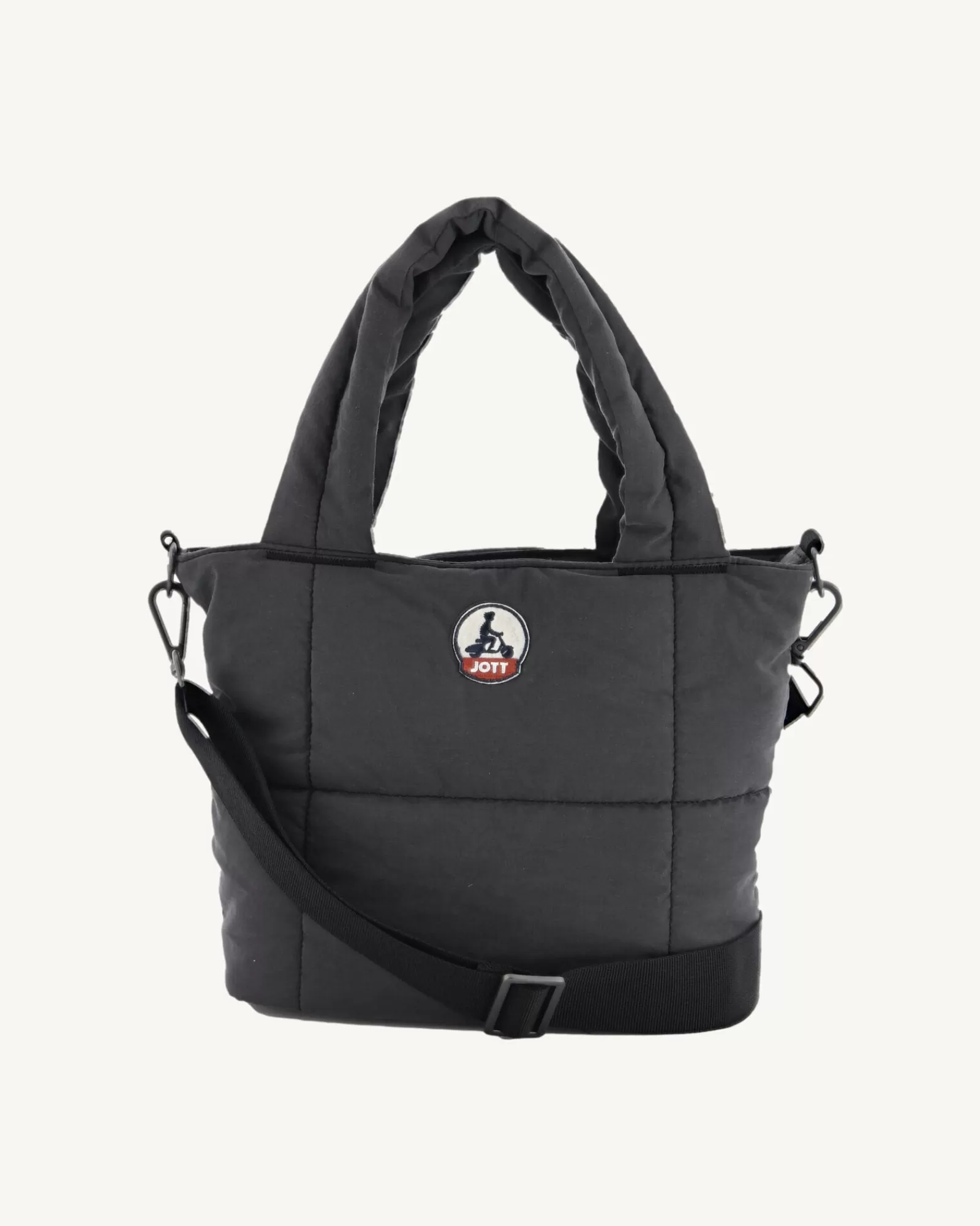 New JOTT Mini Tote-Bag En Coton Gratte Noir Nuna 999 Black