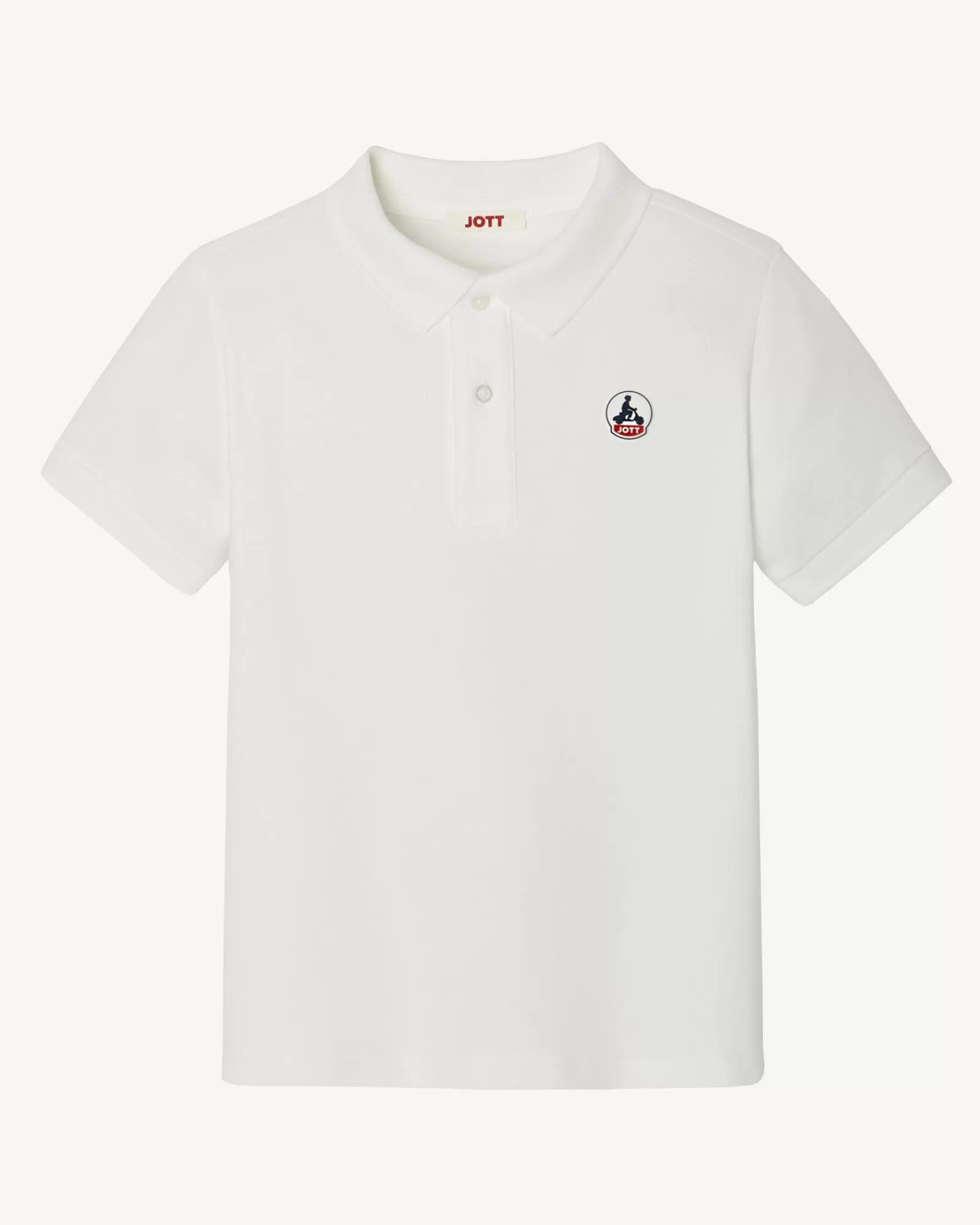 Hot JOTT Polo Enfant En Coton Biologique Blanc Salvador 901 Blanc