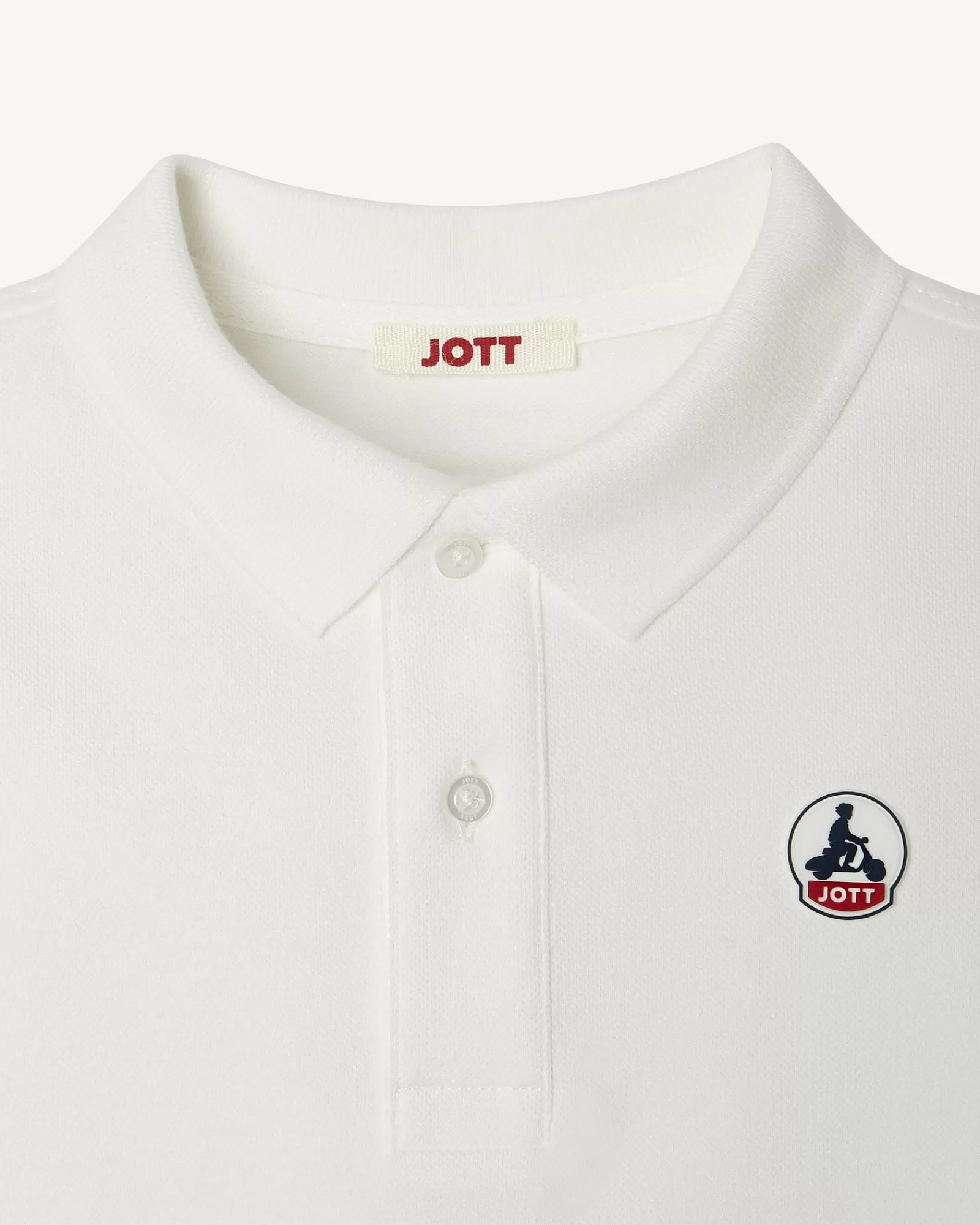 Hot JOTT Polo Enfant En Coton Biologique Blanc Salvador 901 Blanc