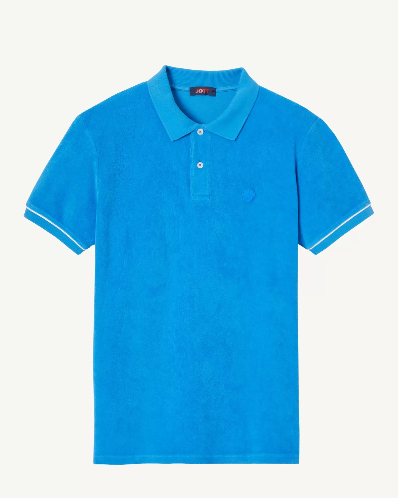 Shop JOTT Polo Eponge Azur Neil 183 Azure