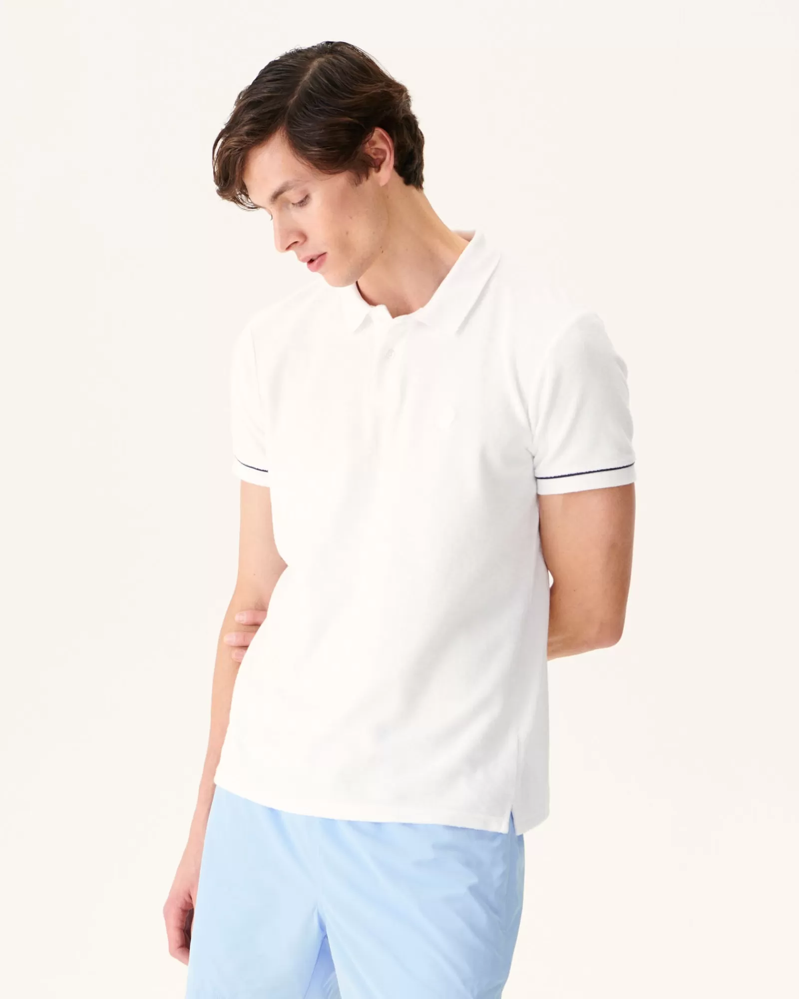 Shop JOTT Polo Eponge Blanc Neil 901 Blanc