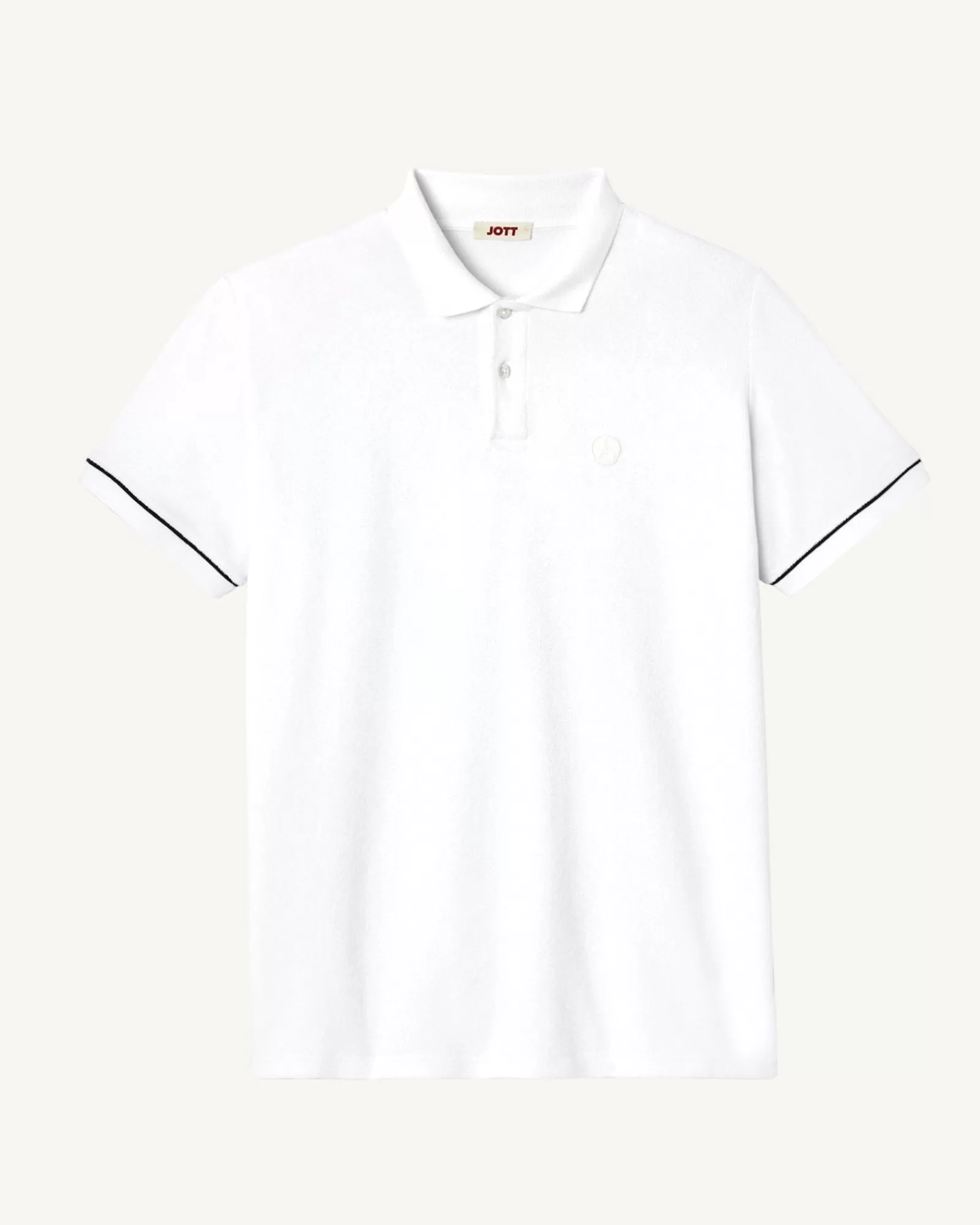 Shop JOTT Polo Eponge Blanc Neil 901 Blanc