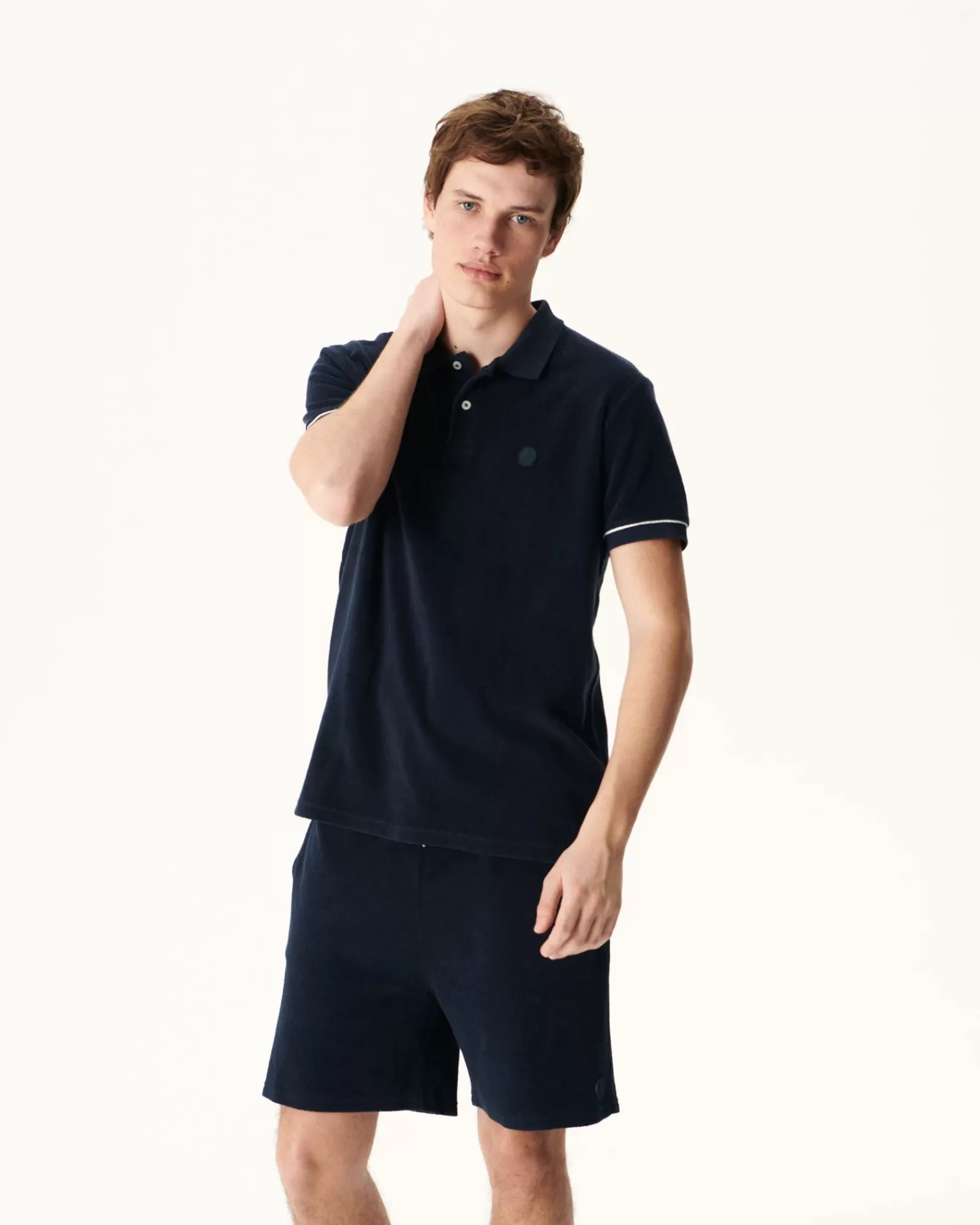 Outlet JOTT Polo Eponge Marine Neil 104 Navy