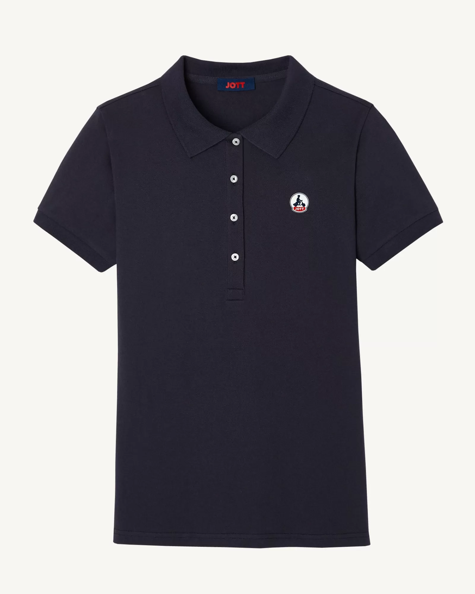 Online JOTT Polo Femme En Coton Biologique Marine Franca 104 Navy