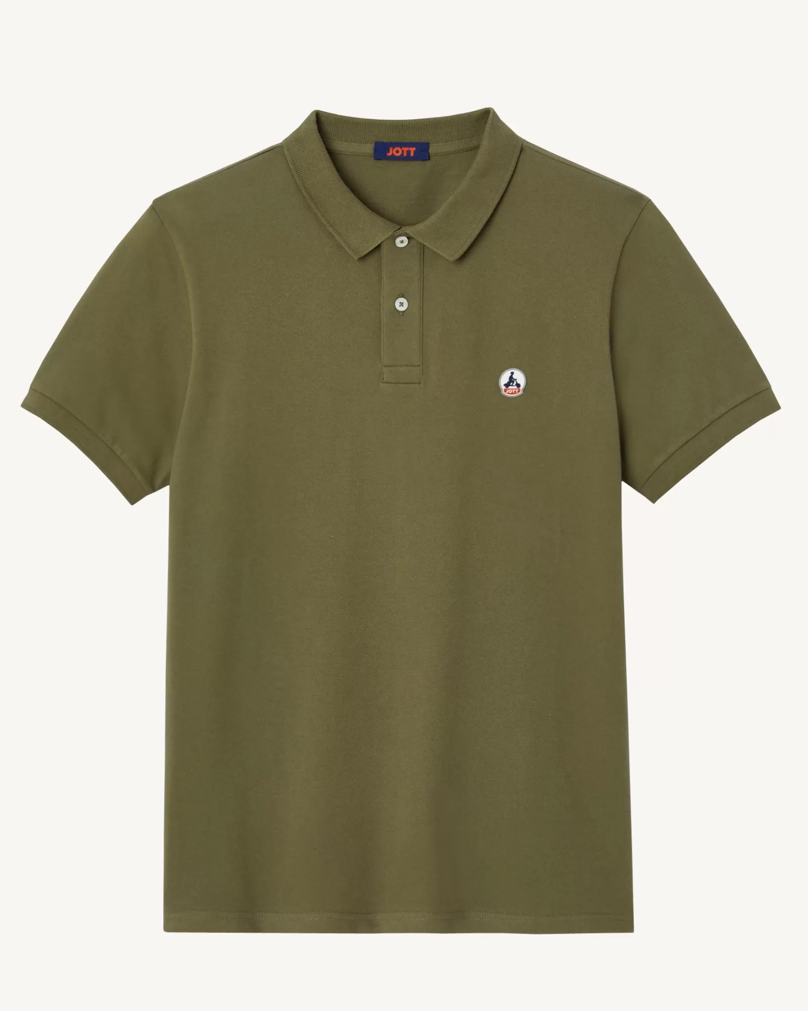 New JOTT Polo Homme En Coton Biologique Army Marbella 255 Army