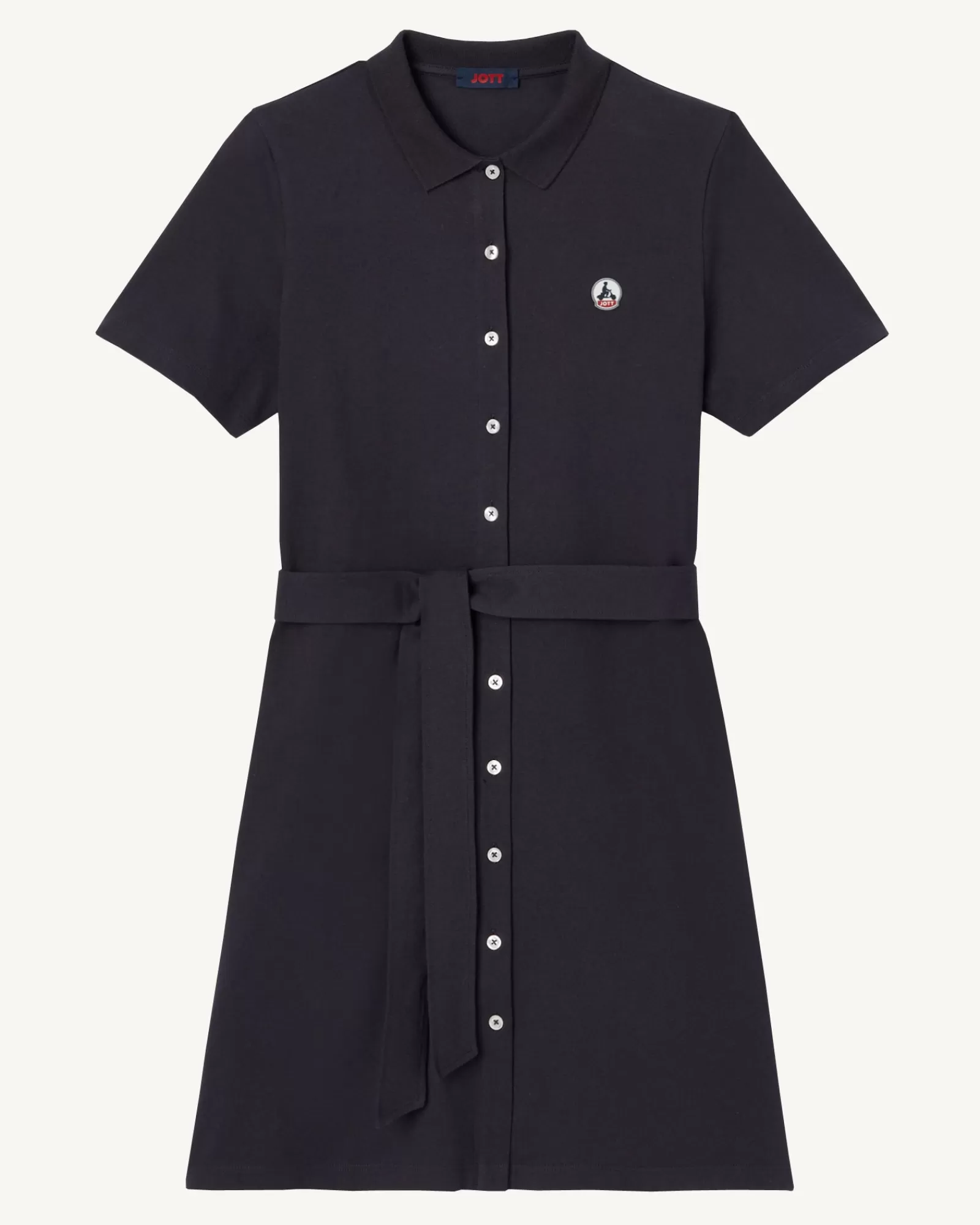 Discount JOTT Robe Polo Femme En Coton Biologique Marine Valencia 104 Navy