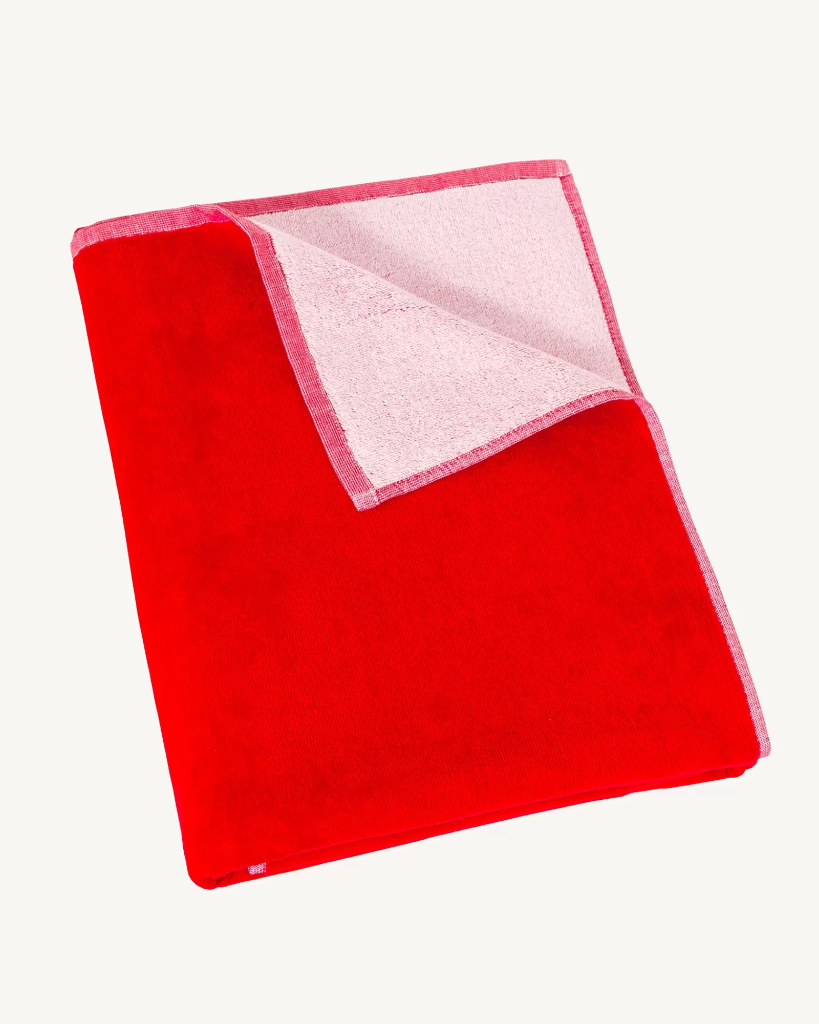 Shop JOTT Serviette De Plage En Eponge Rouge Vif Beach 318 Fire Red