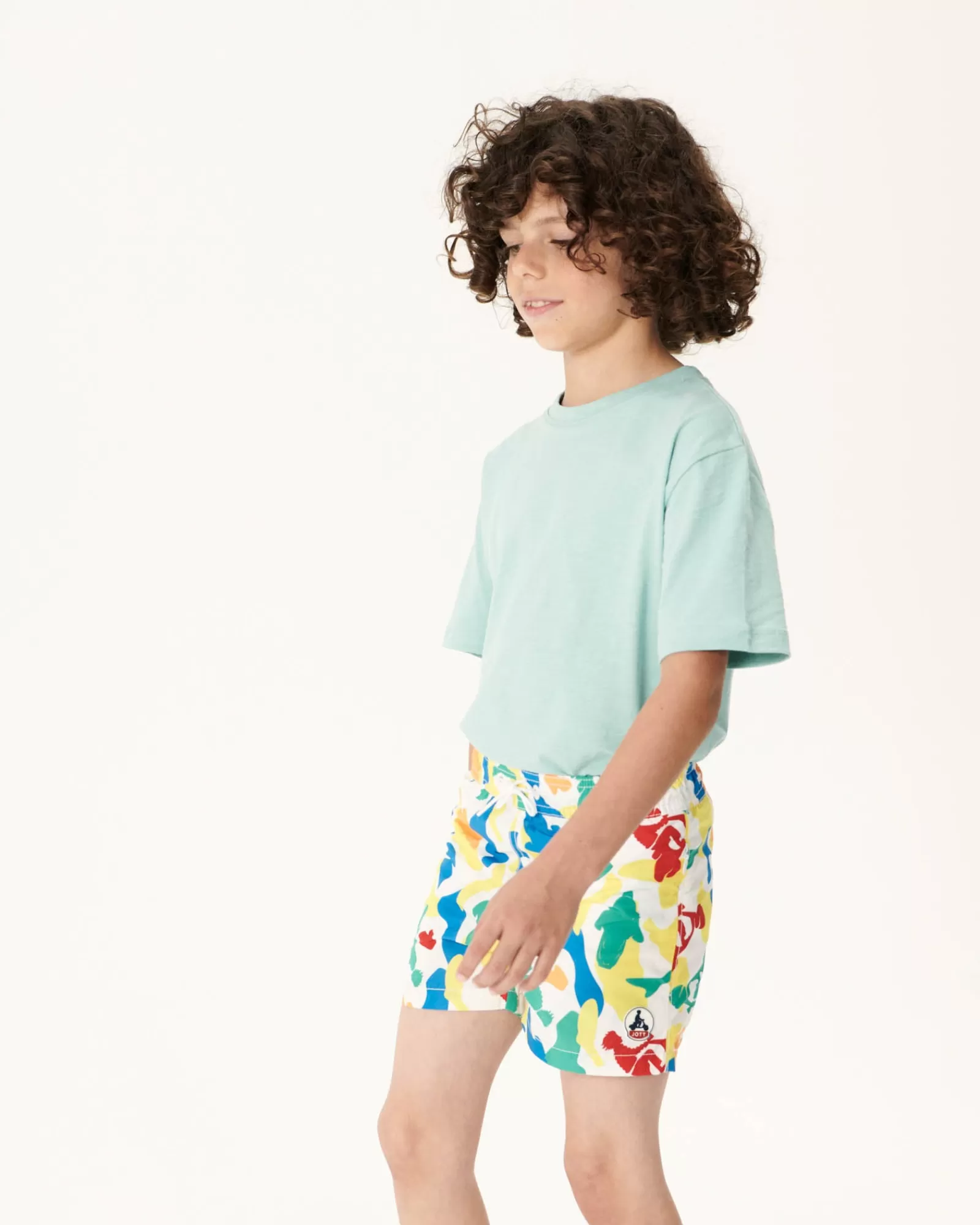 Hot JOTT Short De Bain Camo Multico Enfant Cassis 9021 Camo Multico