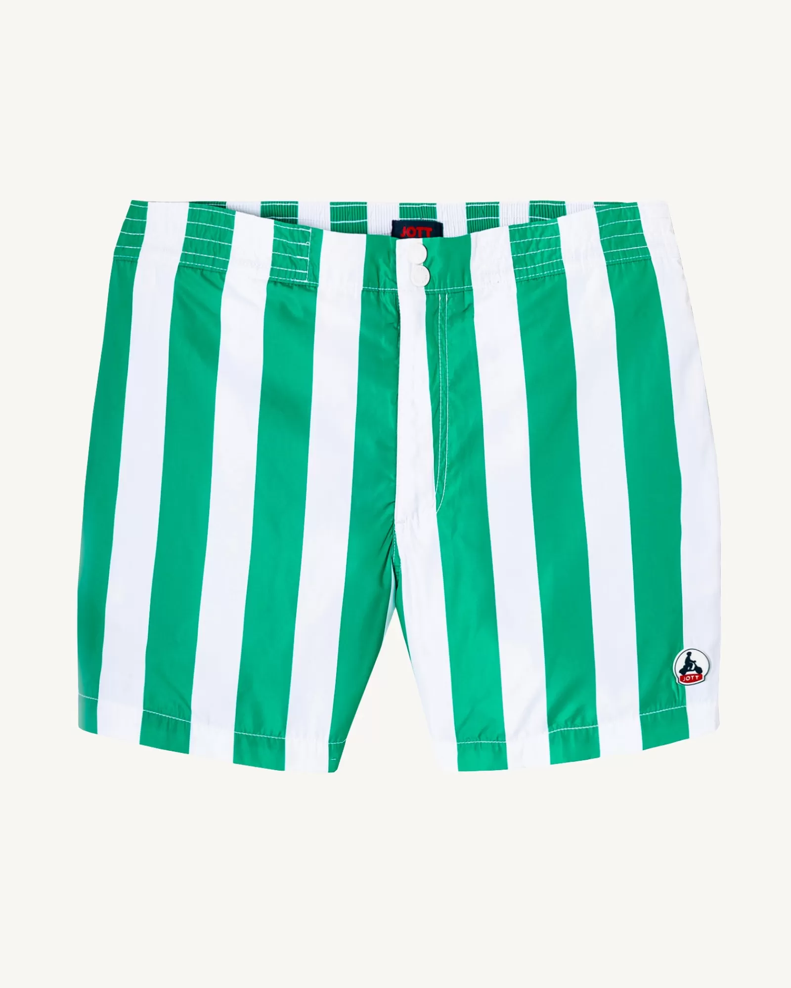 Best Sale JOTT Short De Bain Rayure Vert/Blanc Dov 2431 Stripe Poppy Green/White