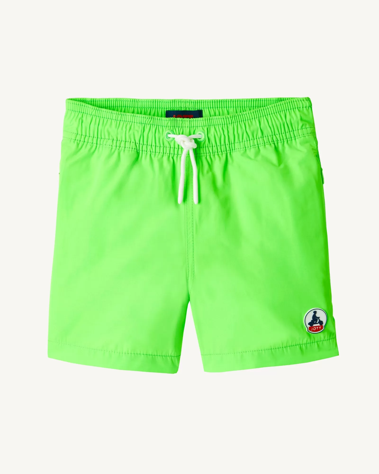 Shop JOTT Short De Bain Vert Fluo Enfant Cassis 215 Fluo Green