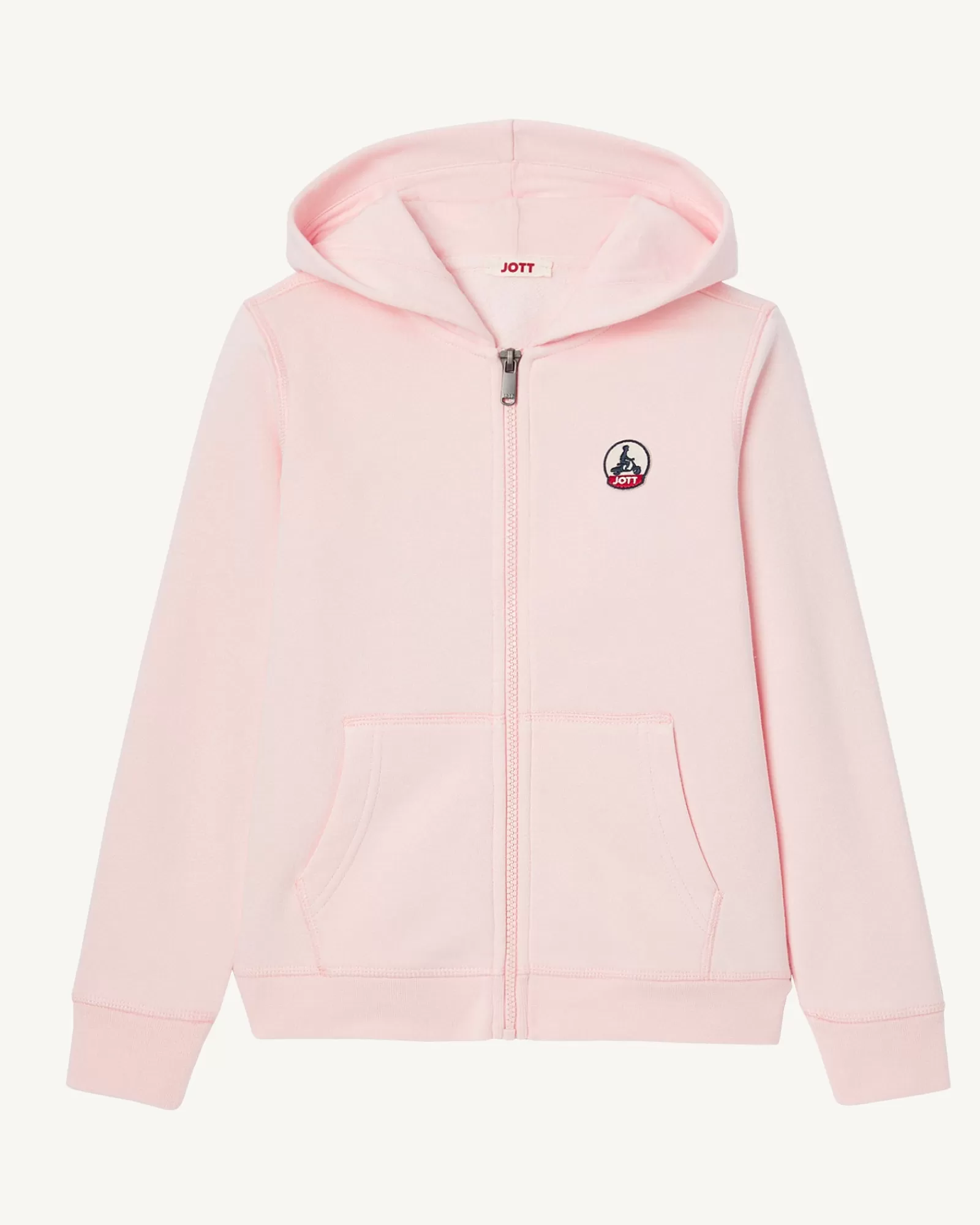 Cheap JOTT Sweat A Capuche Enfant En Coton Biologique Rose Clair Tijuana 463 Soft Pink