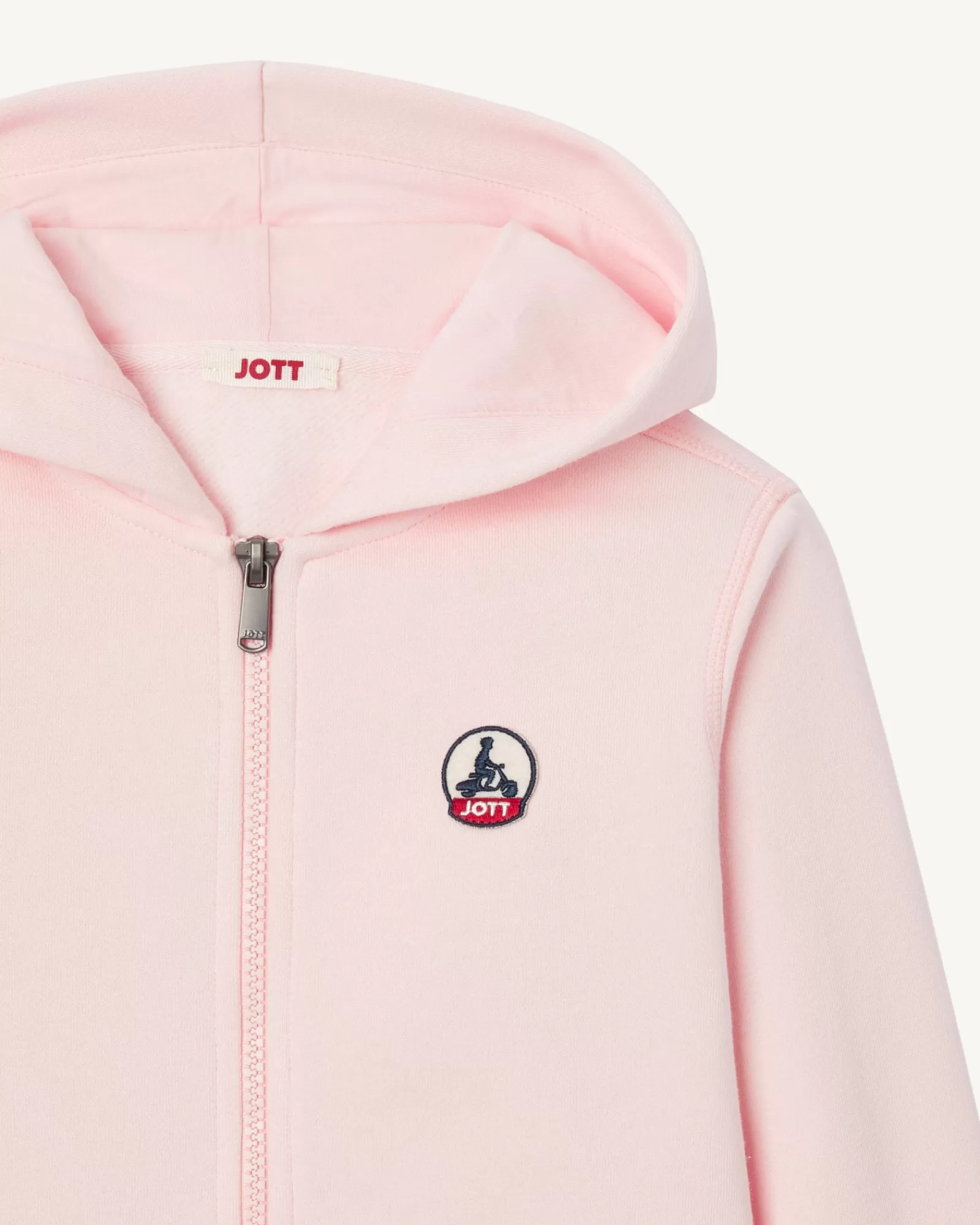 Cheap JOTT Sweat A Capuche Enfant En Coton Biologique Rose Clair Tijuana 463 Soft Pink