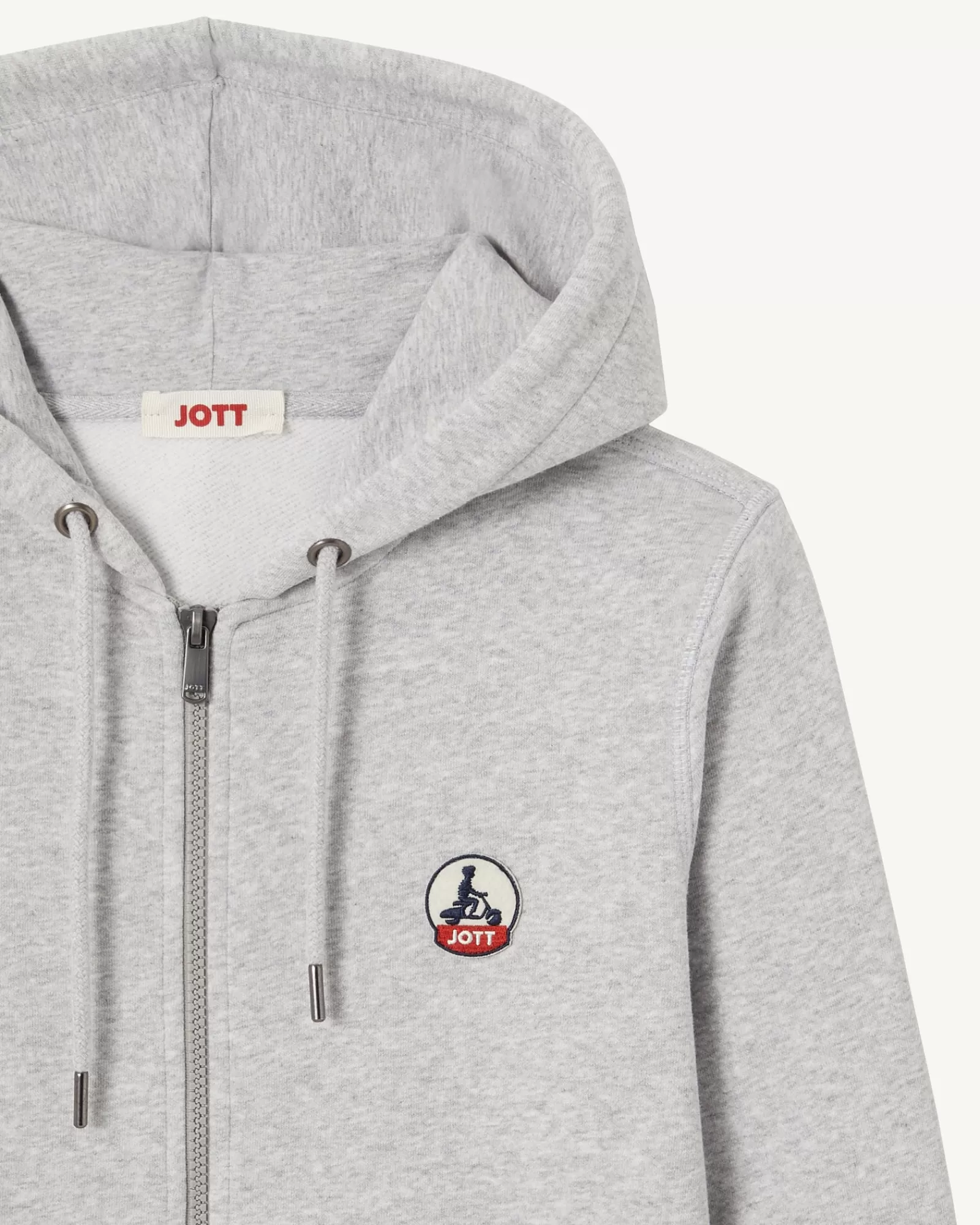 Cheap JOTT Sweat A Capuche Femme En Coton Biologique Gris Chine Oaxaca 514 Gris Chine