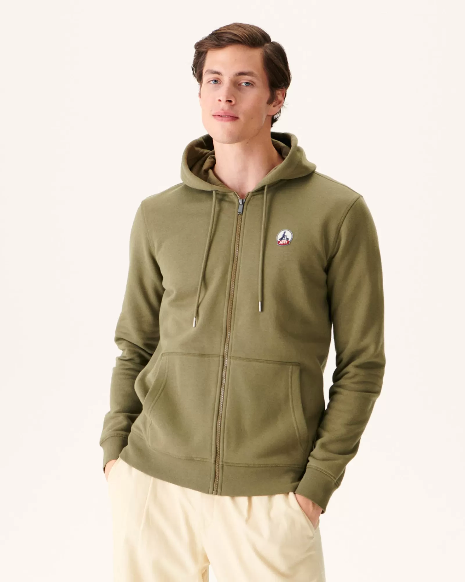 Flash Sale JOTT Sweat A Capuche Homme En Coton Biologique Army Mexico 255 Army