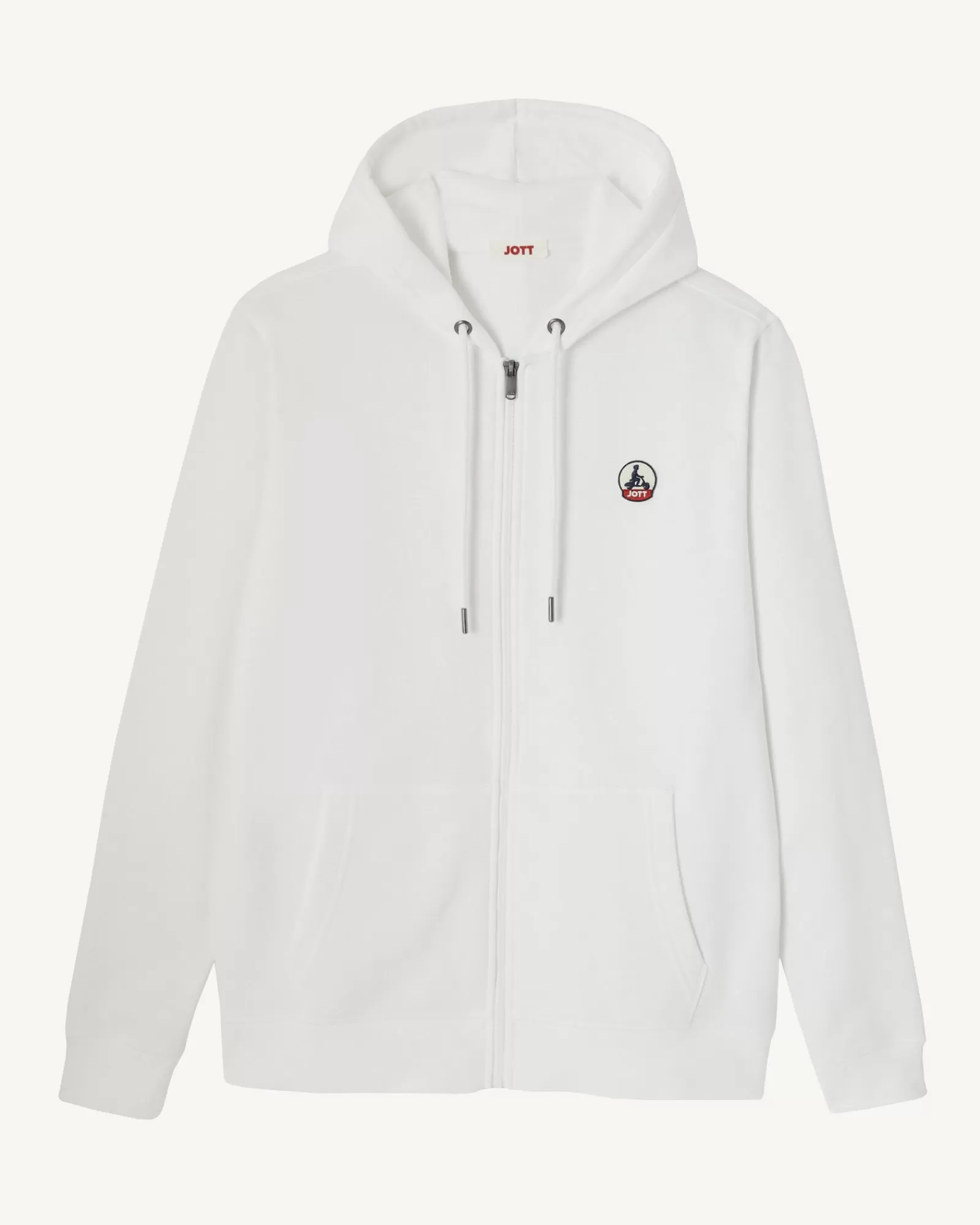 Outlet JOTT Sweat A Capuche Homme En Coton Biologique Blanc Mexico 901 Blanc