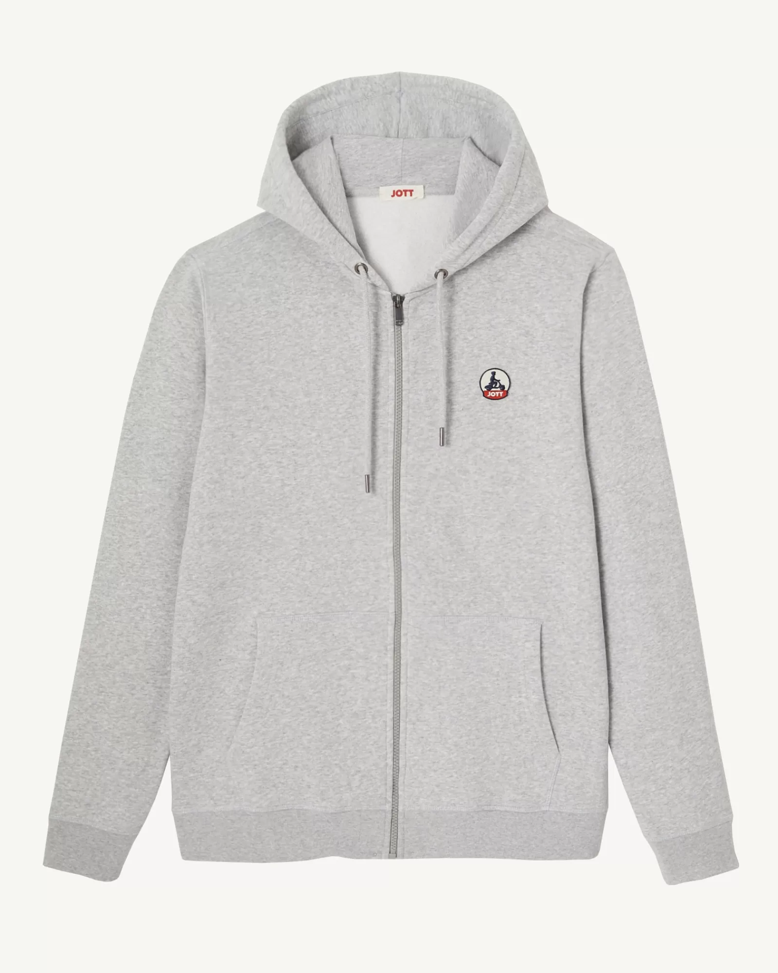 Sale JOTT Sweat A Capuche Homme En Coton Biologique Gris Chine Mexico 514 Gris Chine