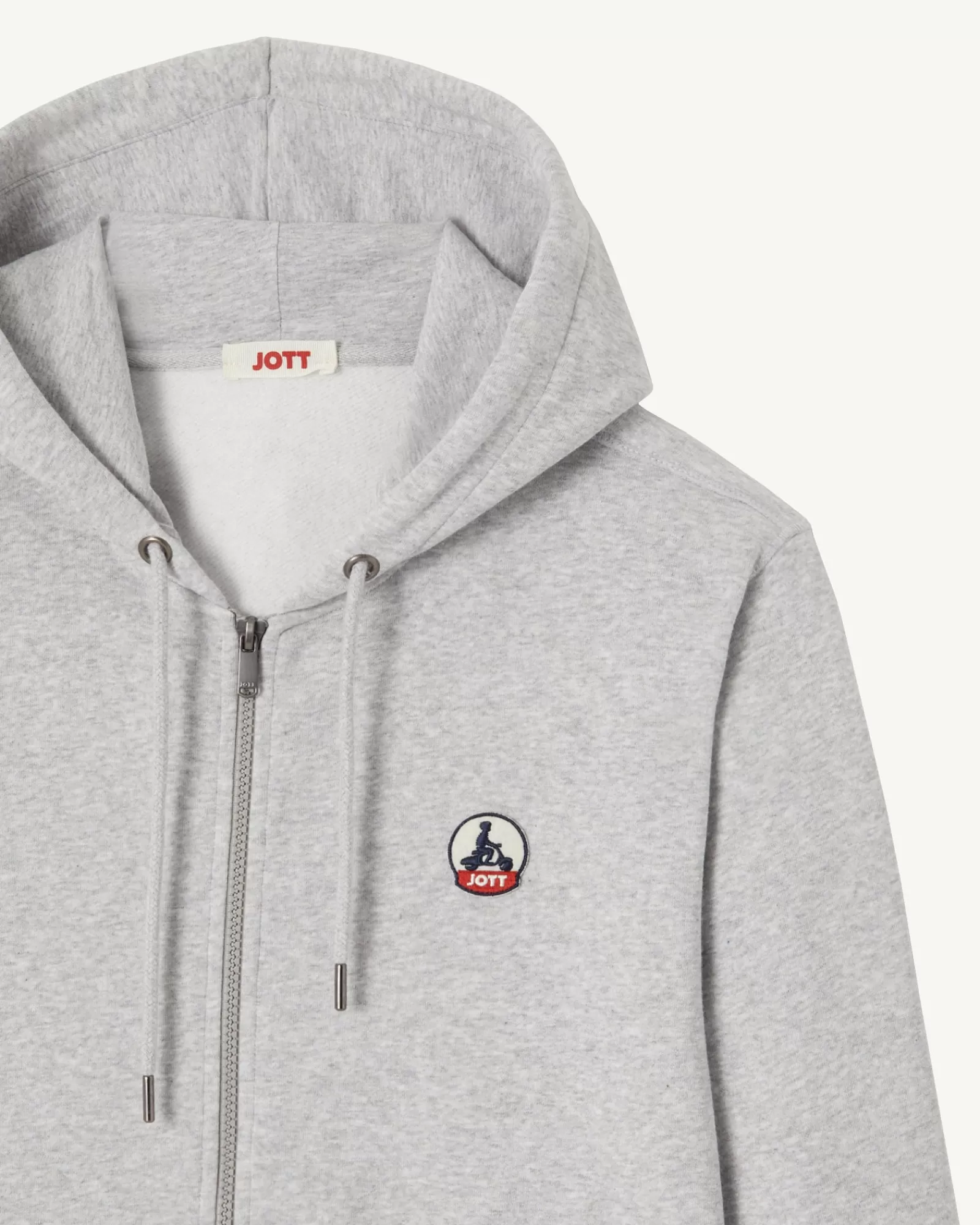 Sale JOTT Sweat A Capuche Homme En Coton Biologique Gris Chine Mexico 514 Gris Chine