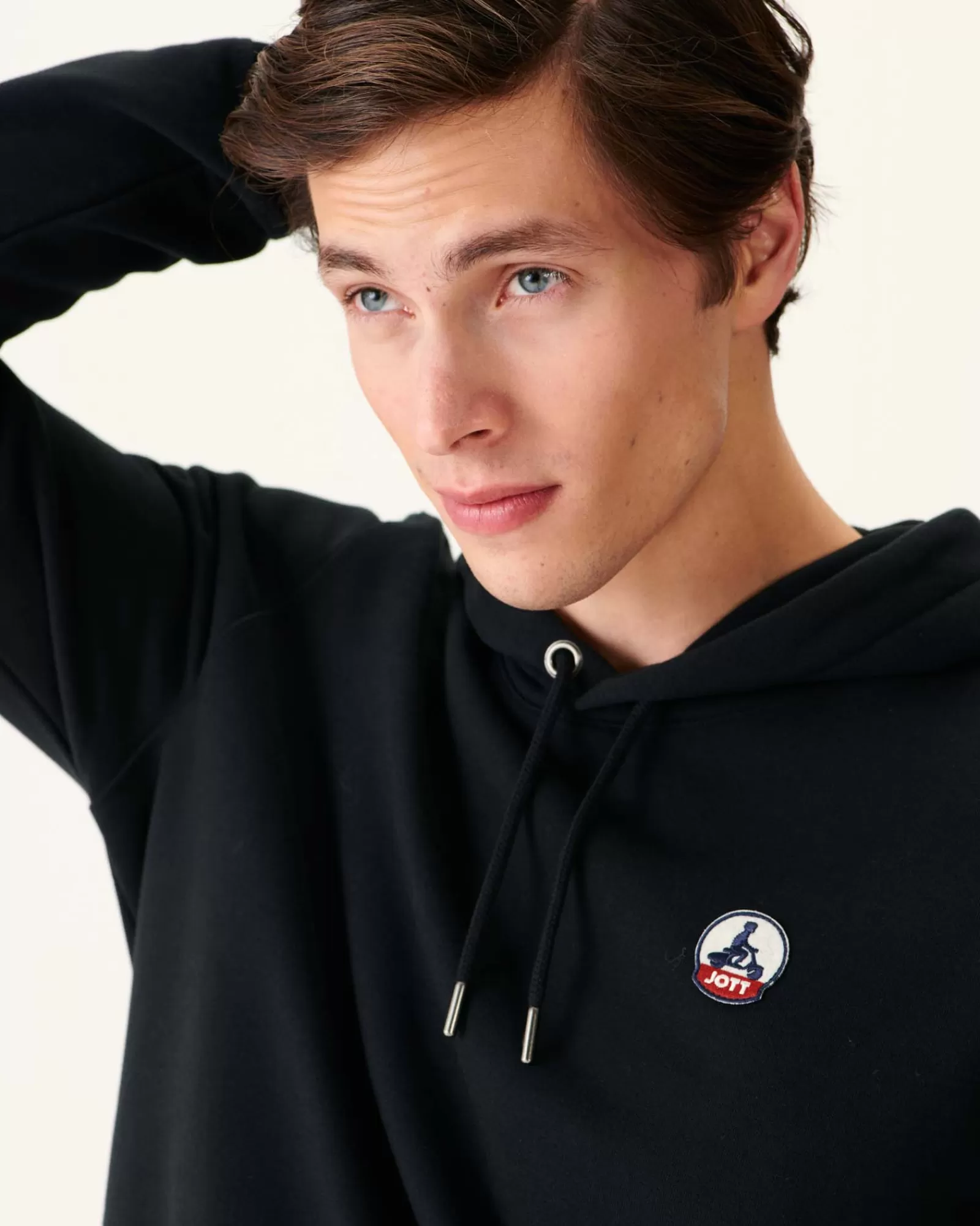 Sale JOTT Sweat A Capuche Homme En Coton Biologique Noir Mataro 999 Black