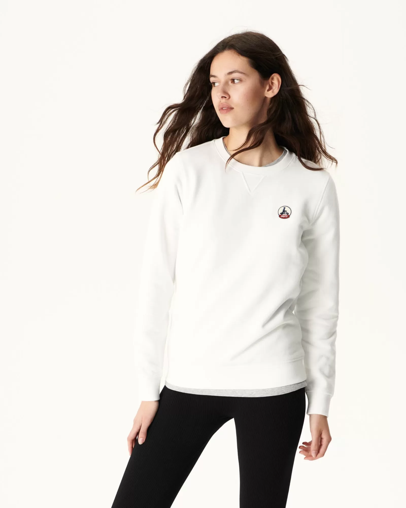 Store JOTT Sweat En Coton Biologique Blanc Elvas 901 Blanc