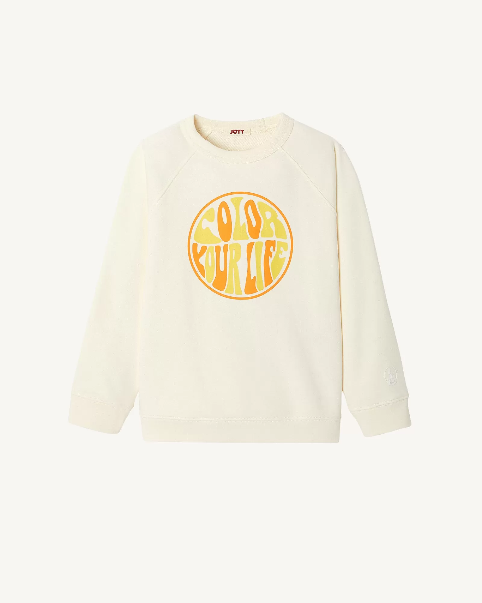 Flash Sale JOTT Sweat En Coton Biologique Ecru Enfant Catalan 895 Off-White