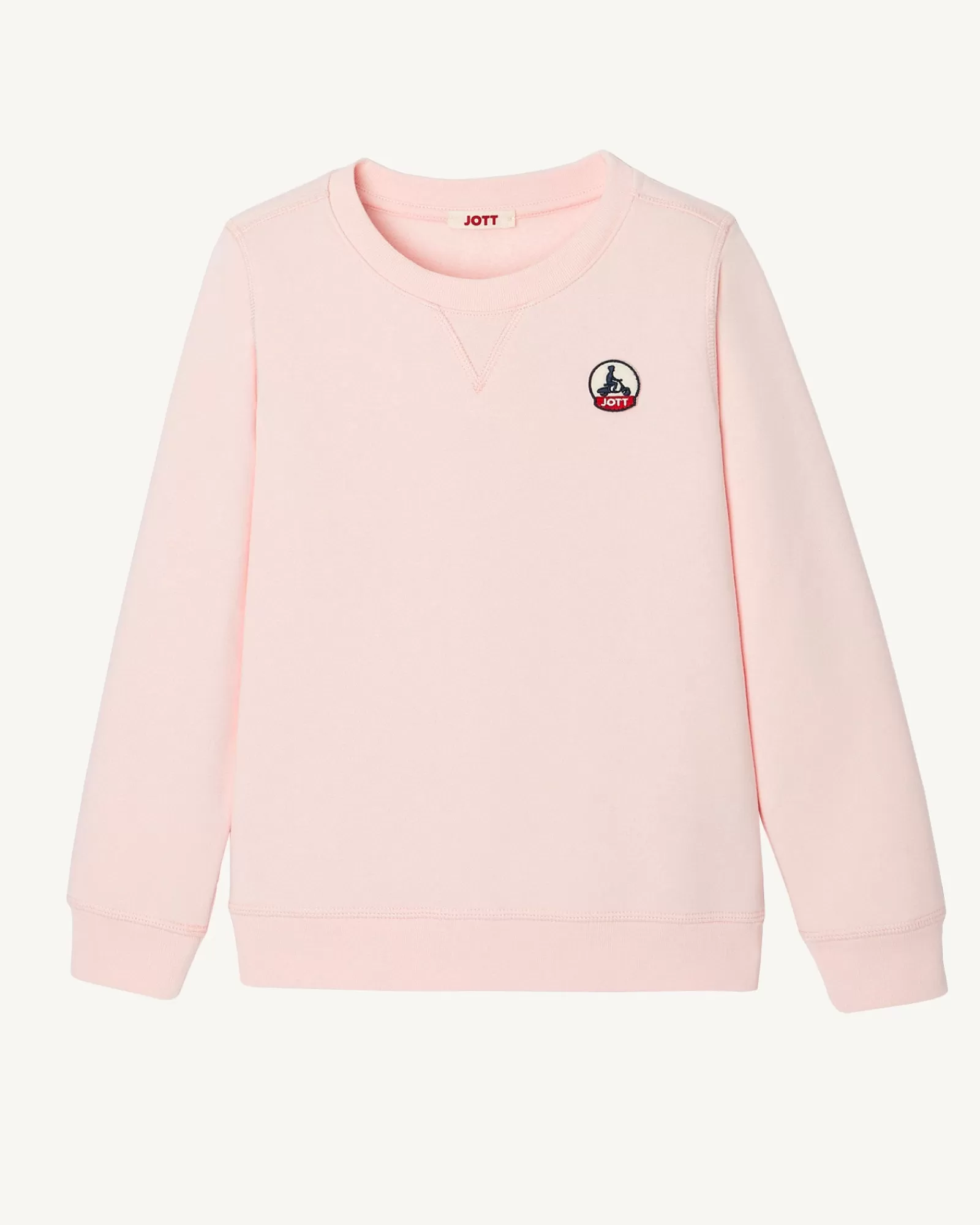 Discount JOTT Sweat Enfant En Coton Biologique Rose Clair Barcelos 463 Soft Pink