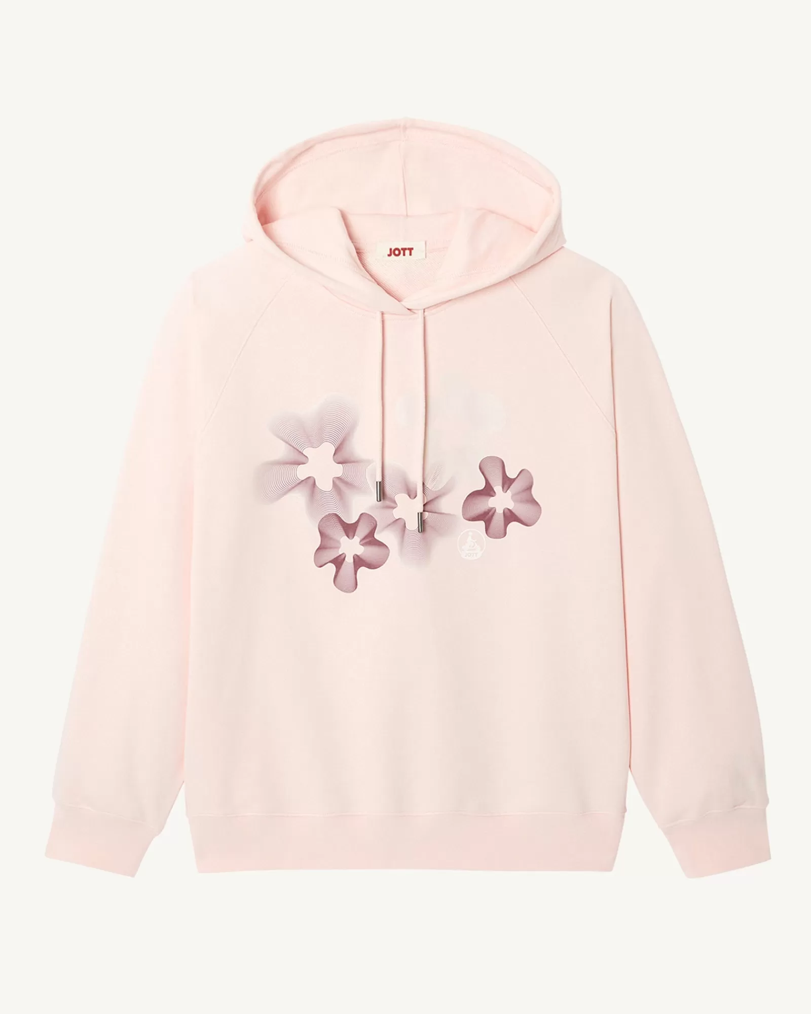 Online JOTT Sweat Fleuri Femme En Coton Biologique Rose Clair Medina 463 Soft Pink