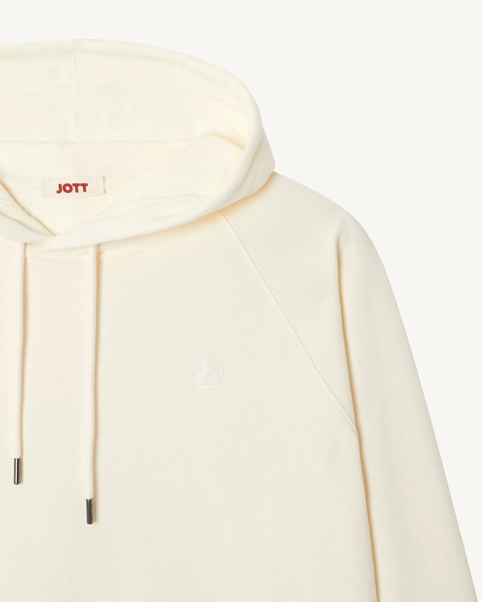 Store JOTT Sweat Homme En Coton Biologique Ecru Bispo 895 Off-White