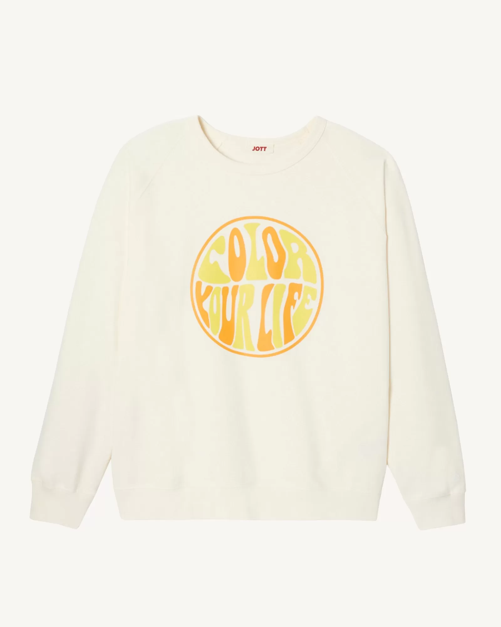 New JOTT Sweat Homme En Coton Biologique Ecru Camino Funday 895 Off-White