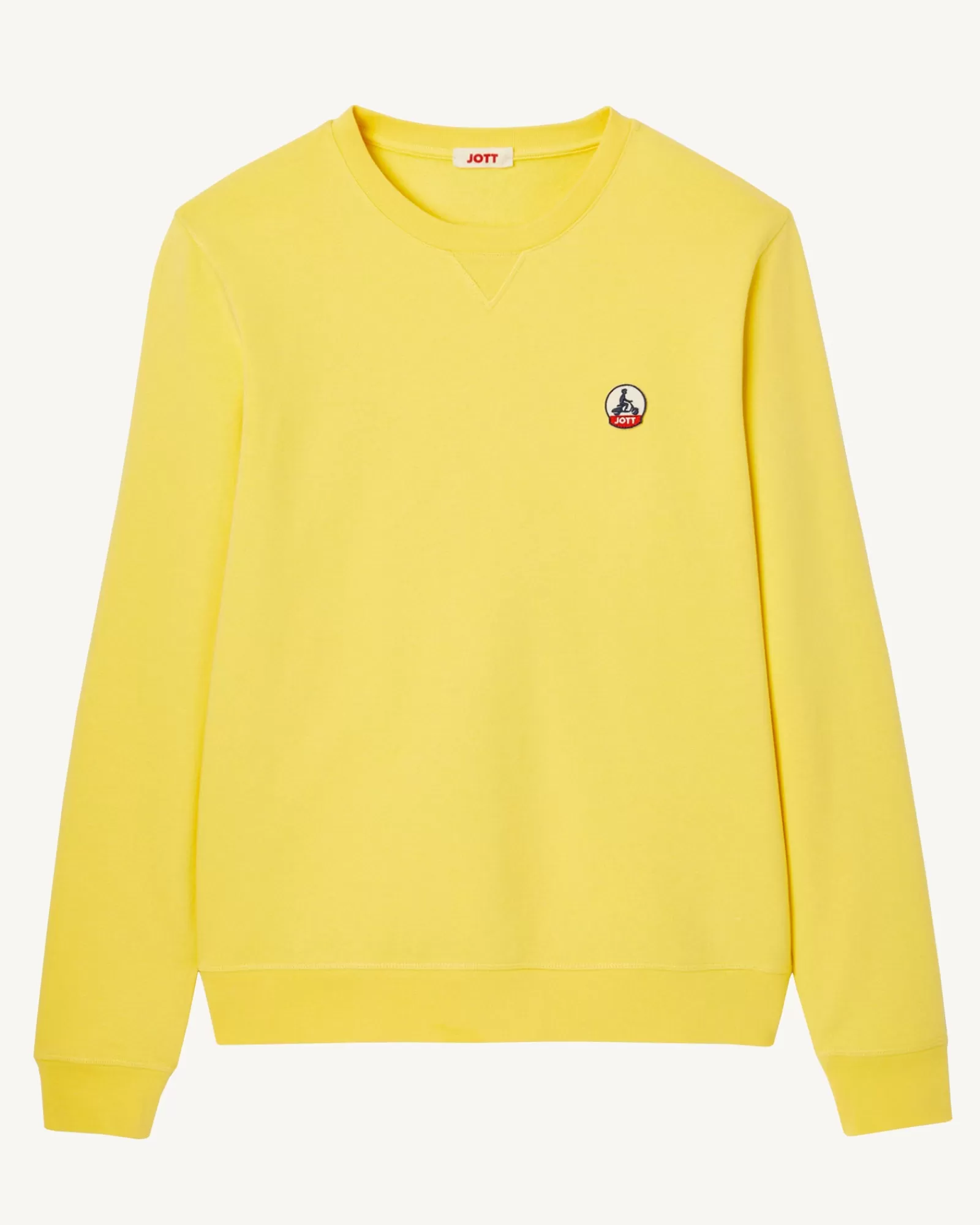 Online JOTT Sweat Homme En Coton Biologique Jaune Clair Braga 627 Soft Yellow