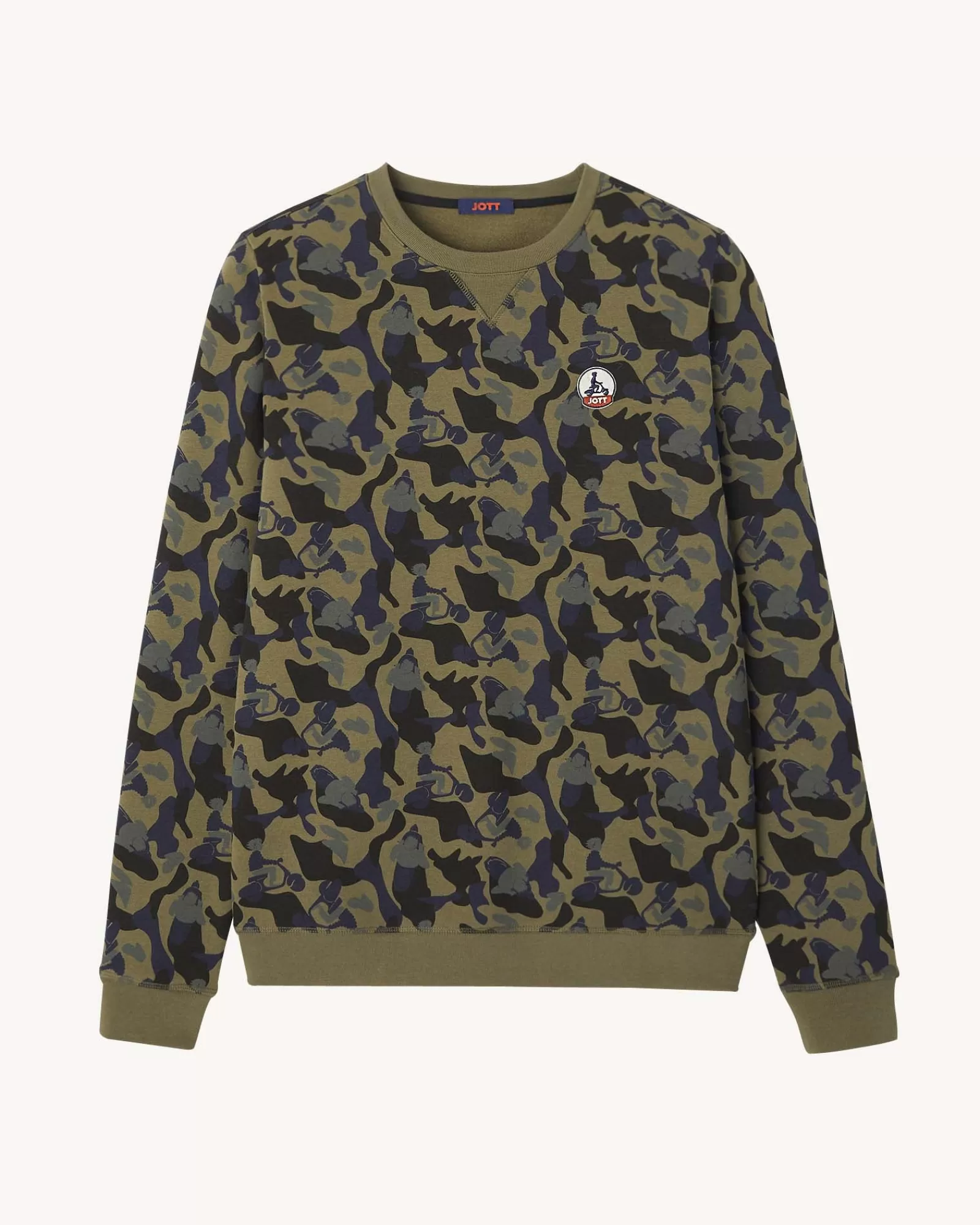 Best JOTT Sweat Homme Print Militaire Braga 277 Print Militaire